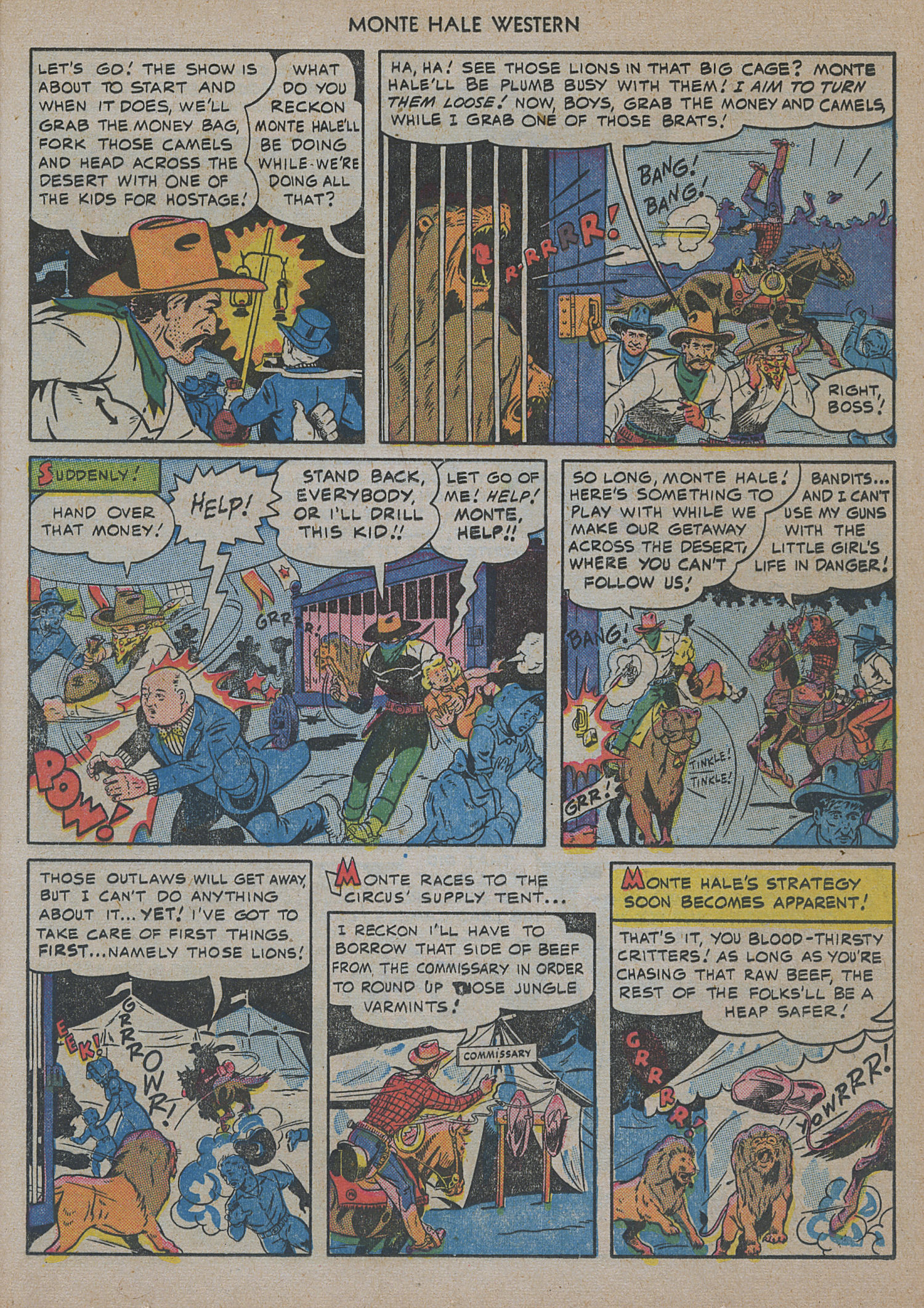 Read online Monte Hale Western comic -  Issue #48 - 29