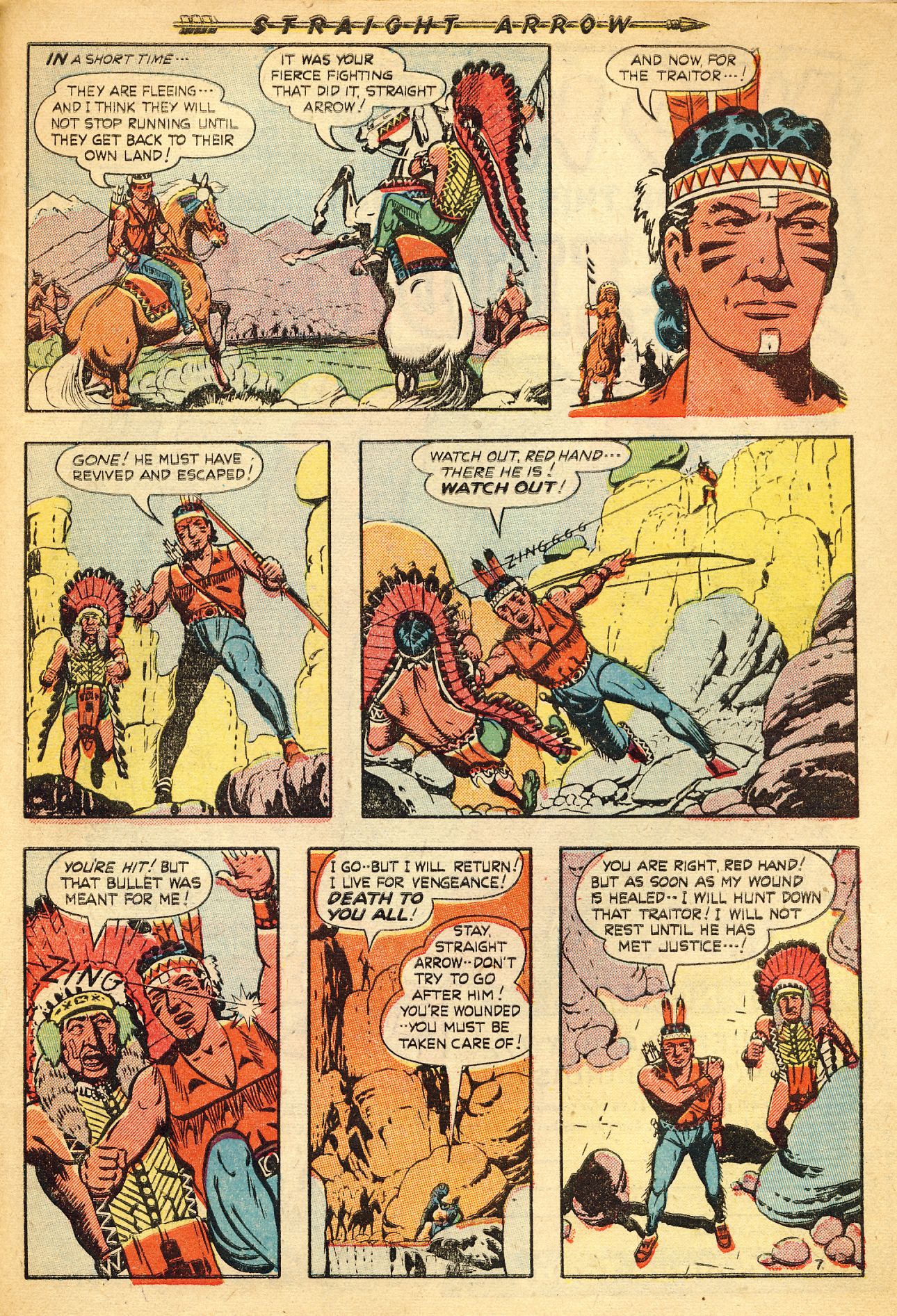 Read online Straight Arrow comic -  Issue #16 - 33