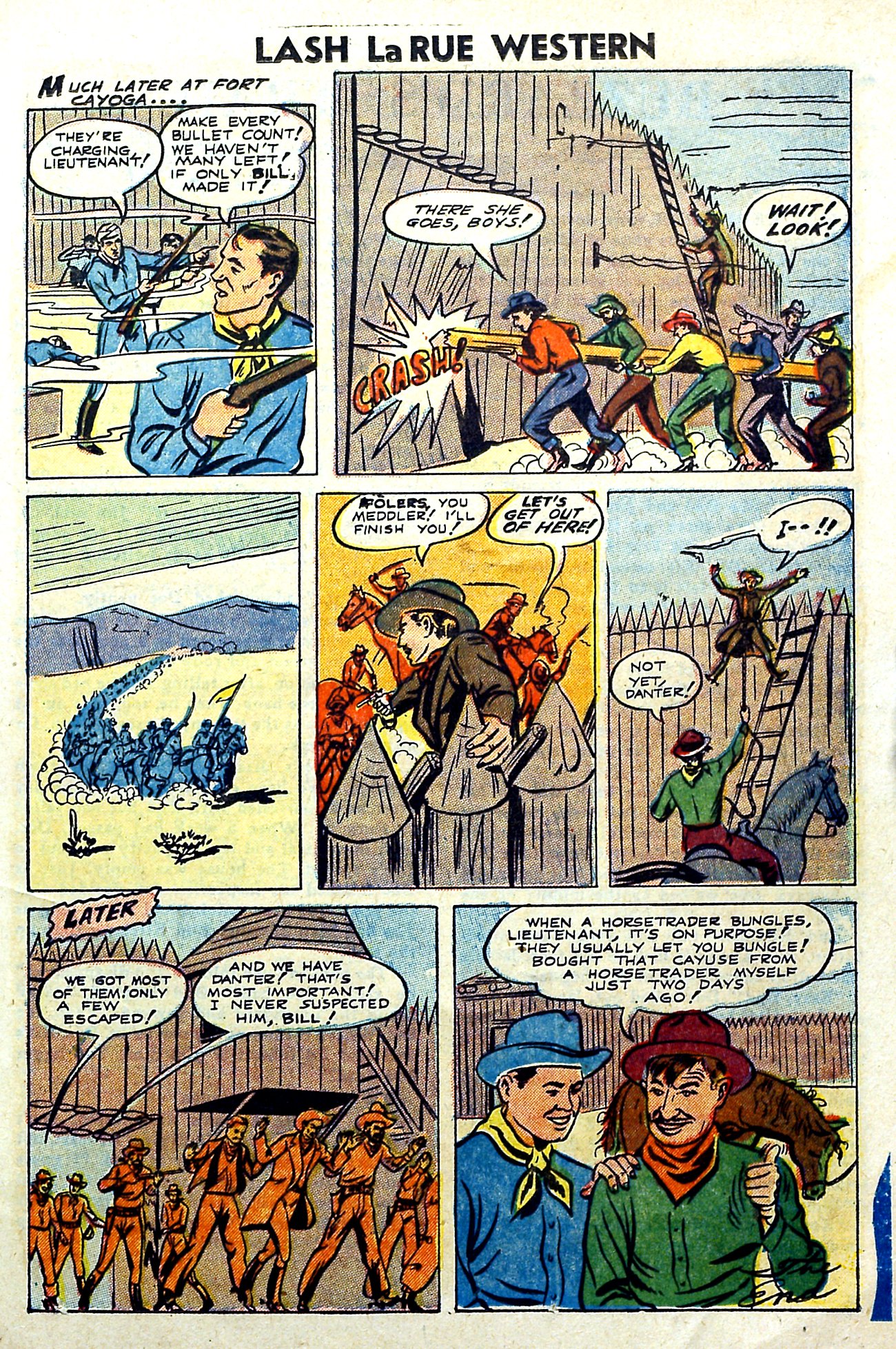 Read online Lash Larue Western (1949) comic -  Issue #57 - 23