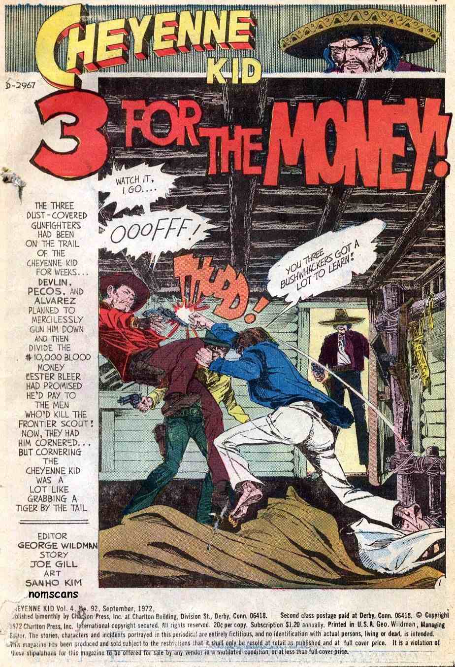 Read online Cheyenne Kid comic -  Issue #92 - 3