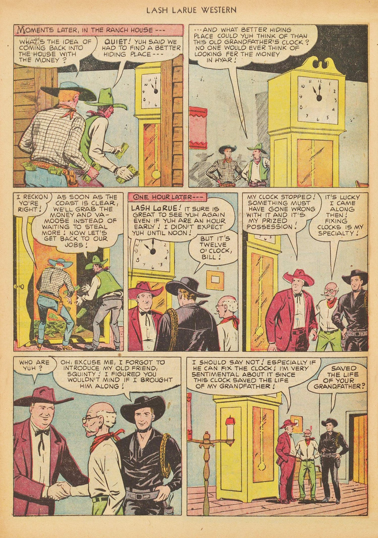 Read online Lash Larue Western (1949) comic -  Issue #17 - 28