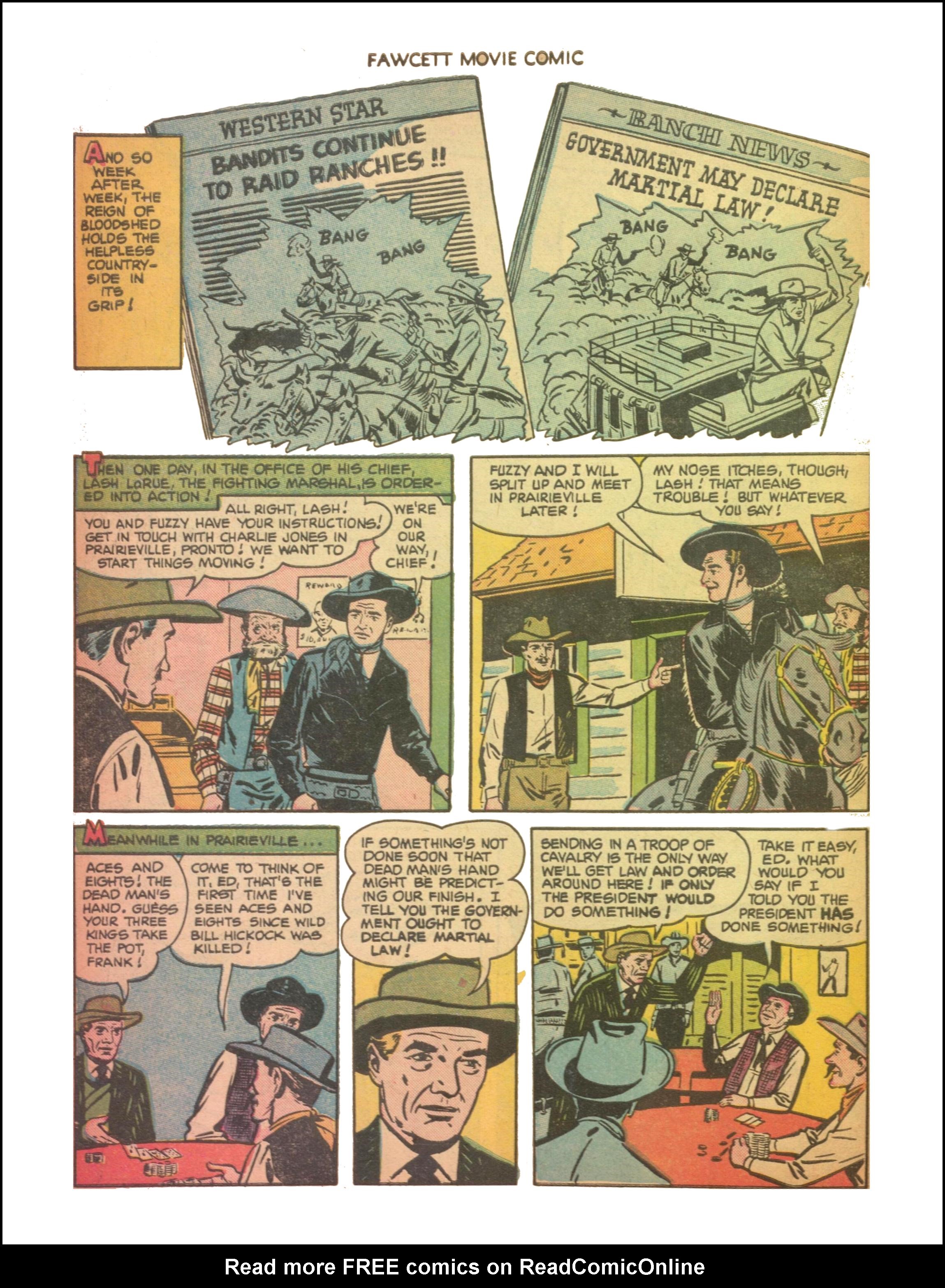 Read online Fawcett Movie Comic comic -  Issue #11 - 6