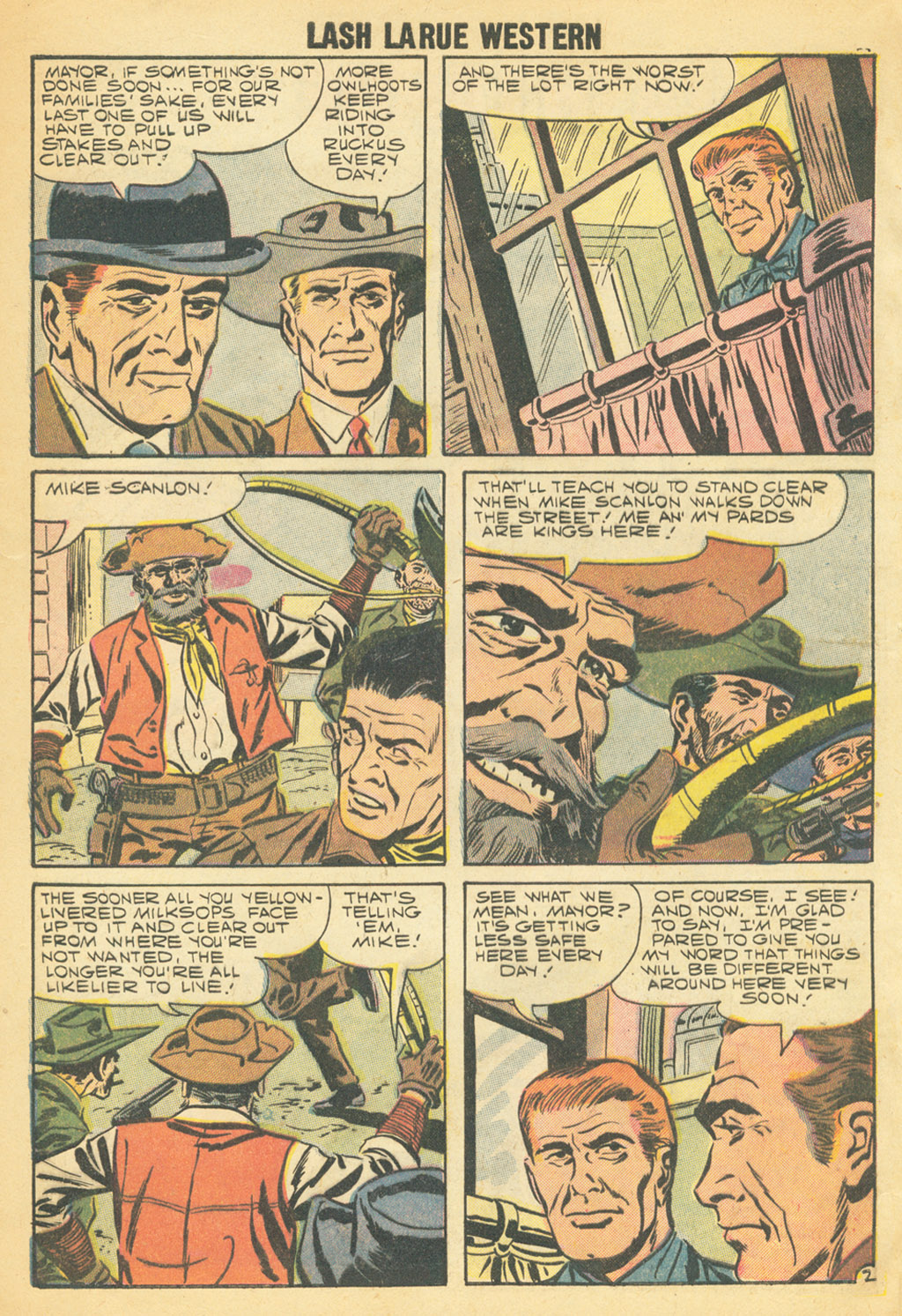 Read online Lash Larue Western (1949) comic -  Issue #68 - 3