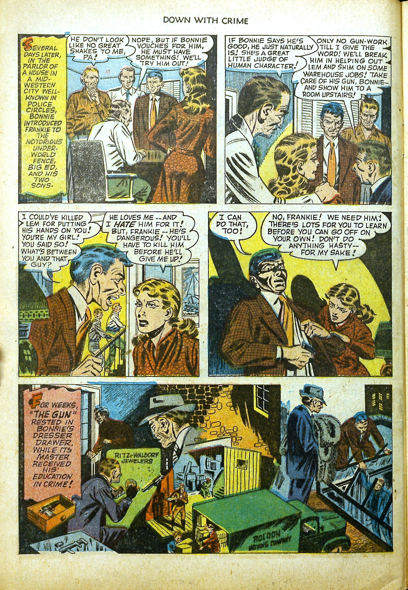 Read online Down With Crime comic -  Issue #3 - 8