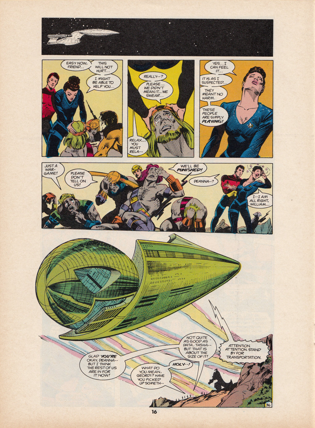 Read online Star Trek The Next Generation (1990) comic -  Issue #2 - 16