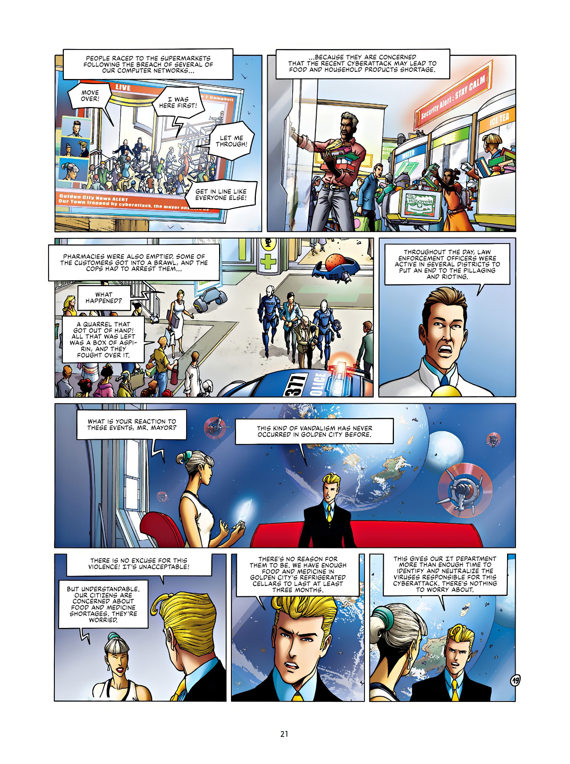Read online Golden City comic -  Issue #14 - 21