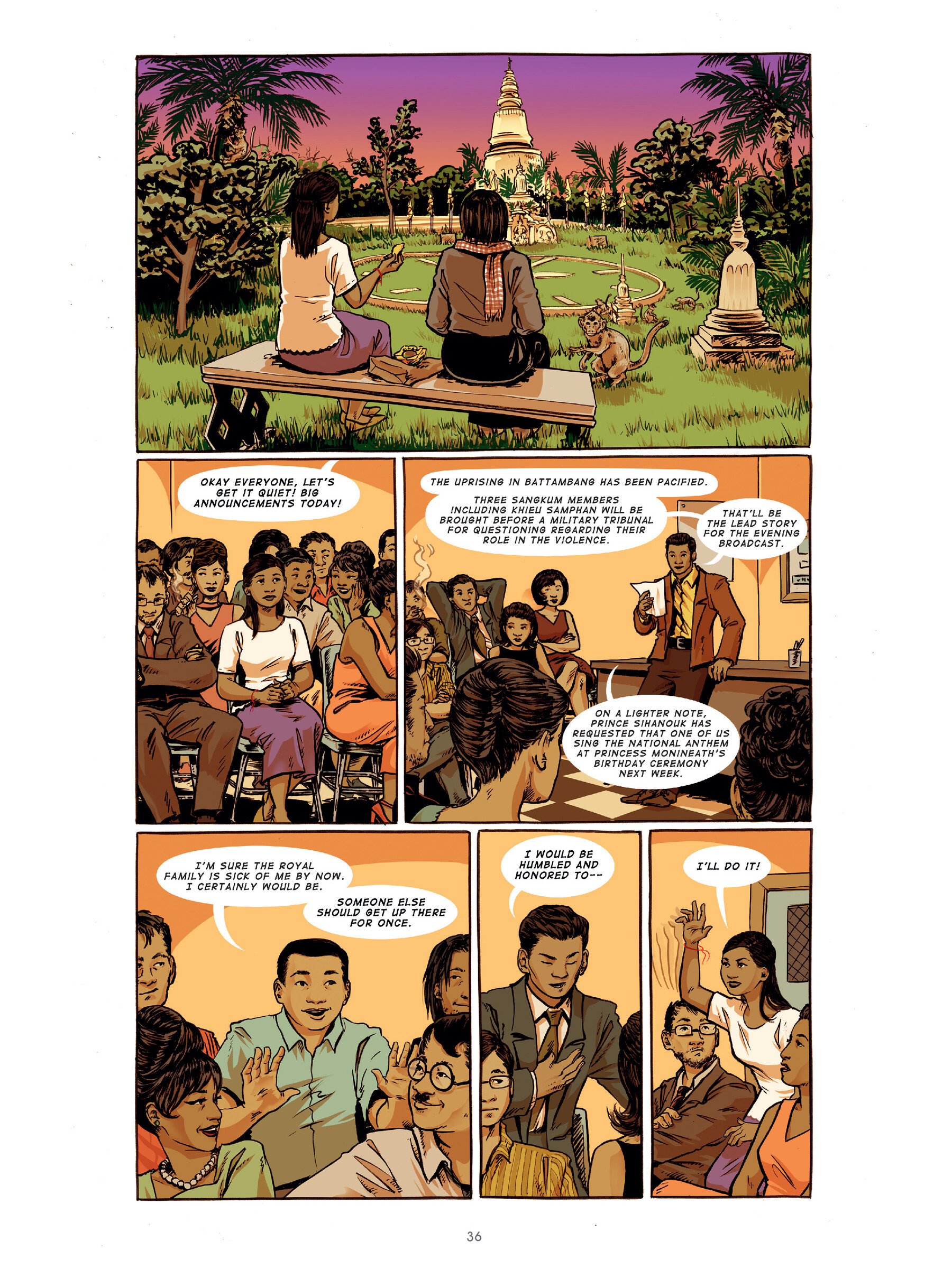 Read online The Golden Voice: The Ballad of Cambodian Rock's Lost Queen comic -  Issue # TPB (Part 1) - 35