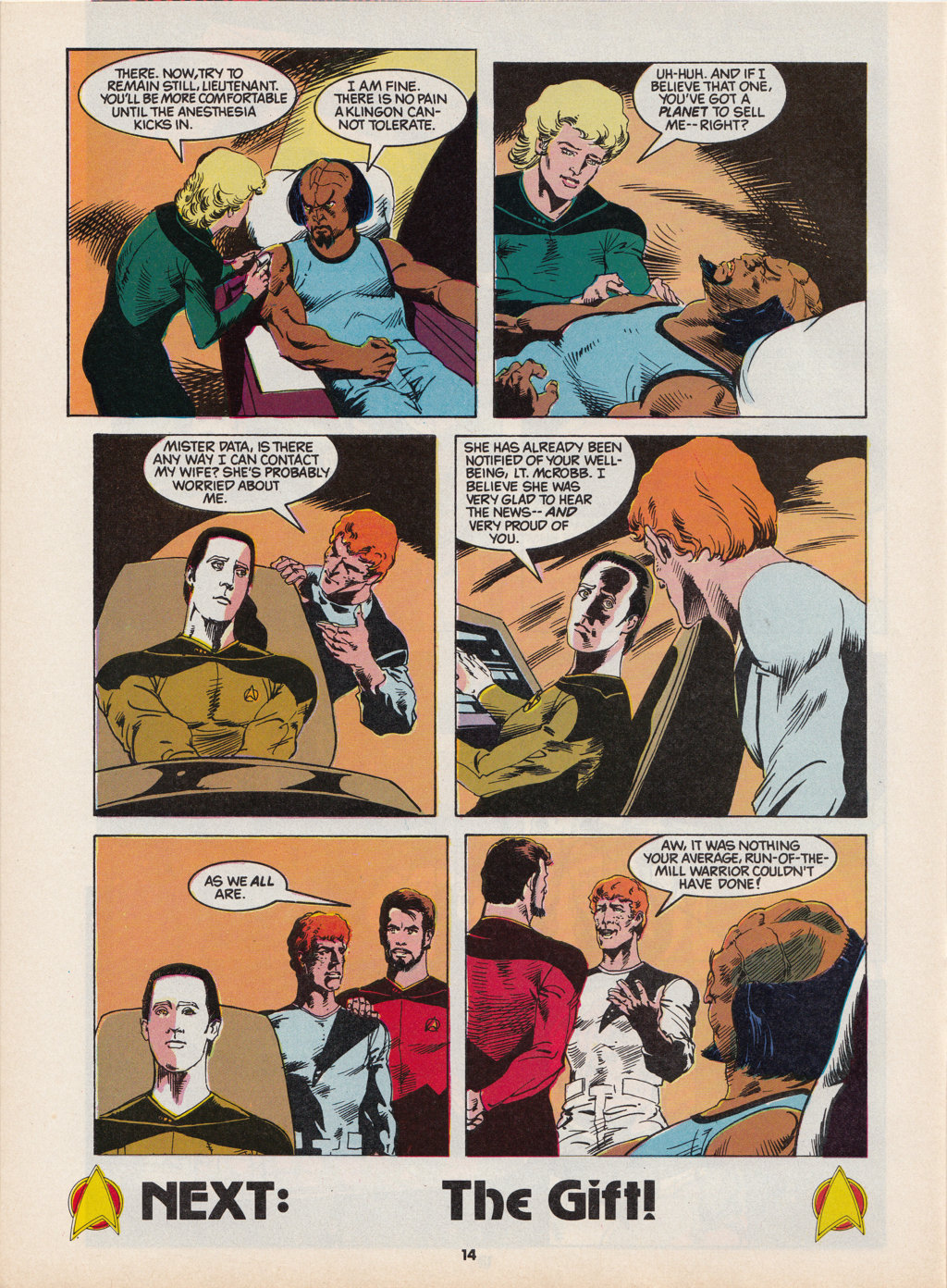 Read online Star Trek The Next Generation (1990) comic -  Issue #15 - 14