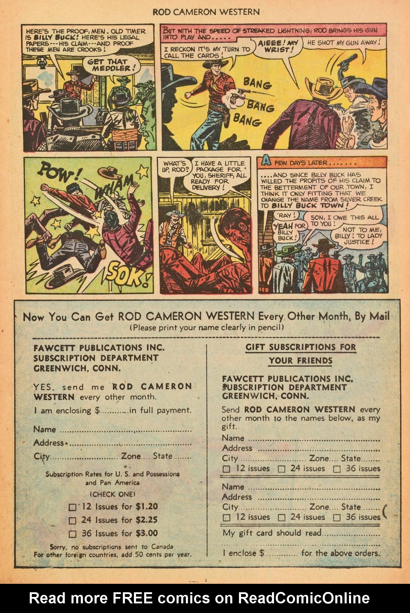Read online Rod Cameron Western comic -  Issue #15 - 9
