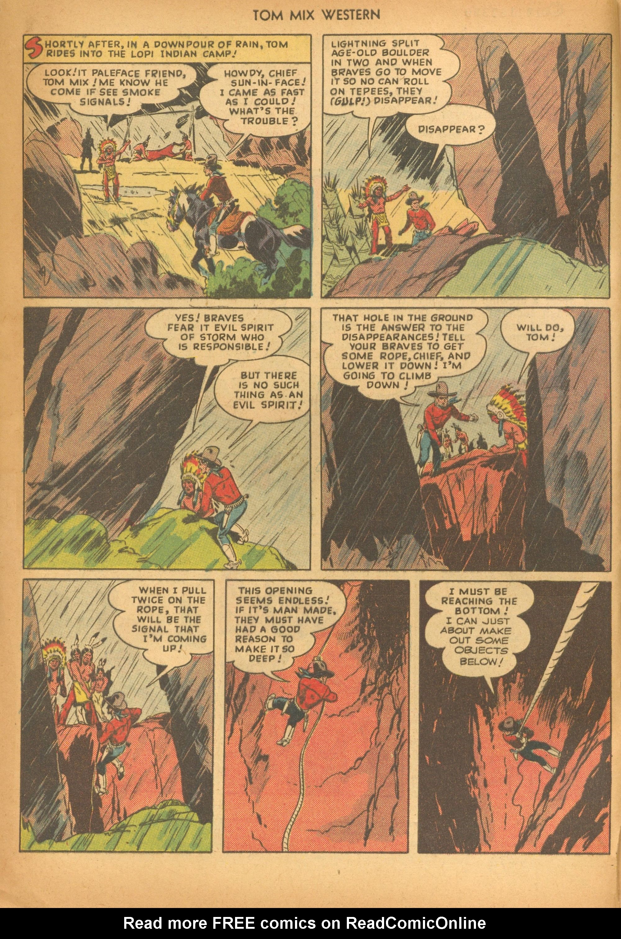 Read online Tom Mix Western (1948) comic -  Issue #20 - 4