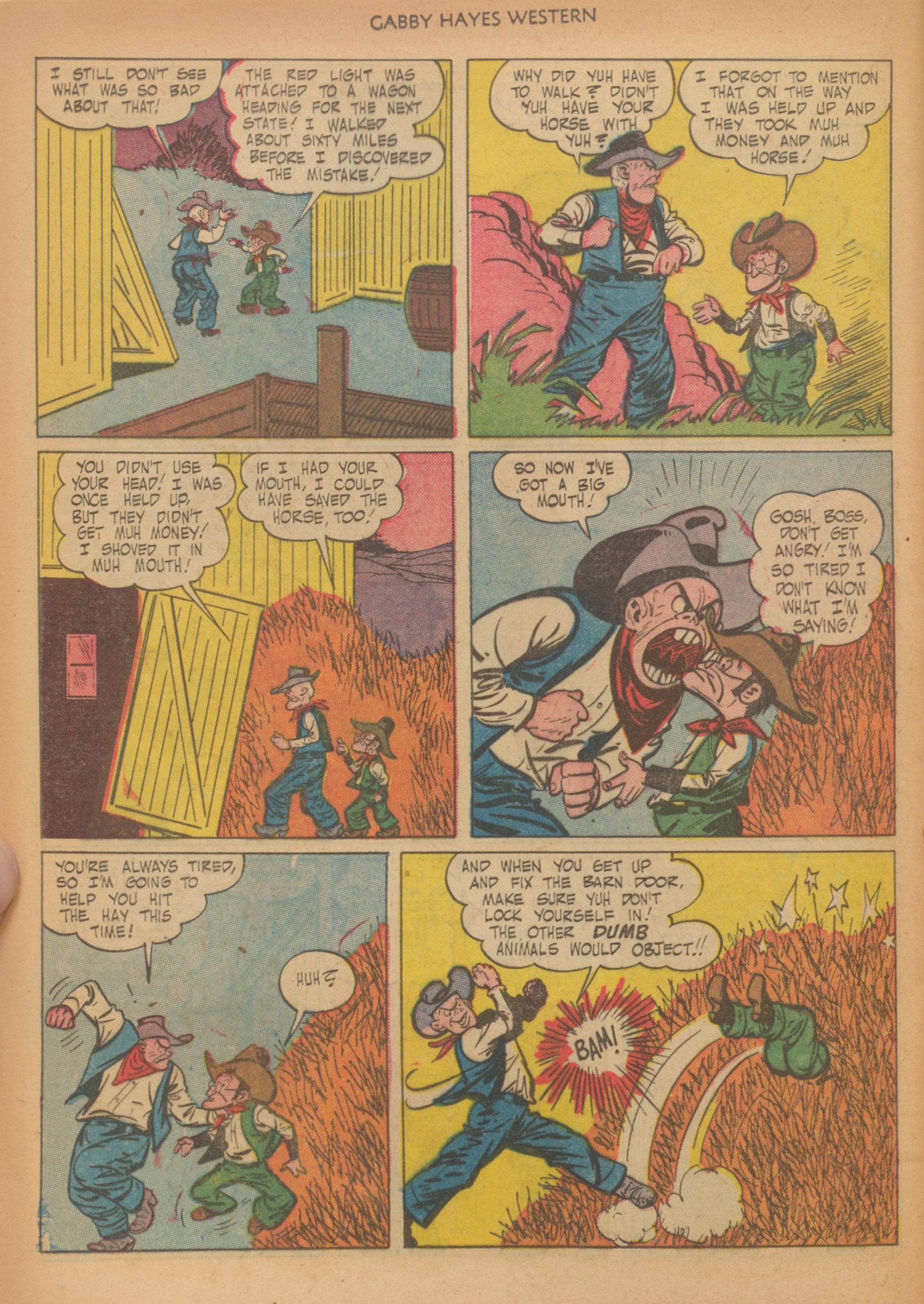 Read online Gabby Hayes Western comic -  Issue #29 - 40
