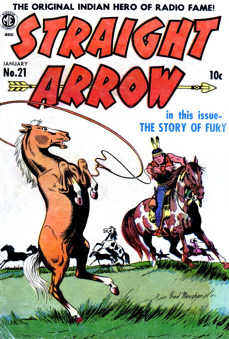Read online Straight Arrow comic -  Issue #21 - 1