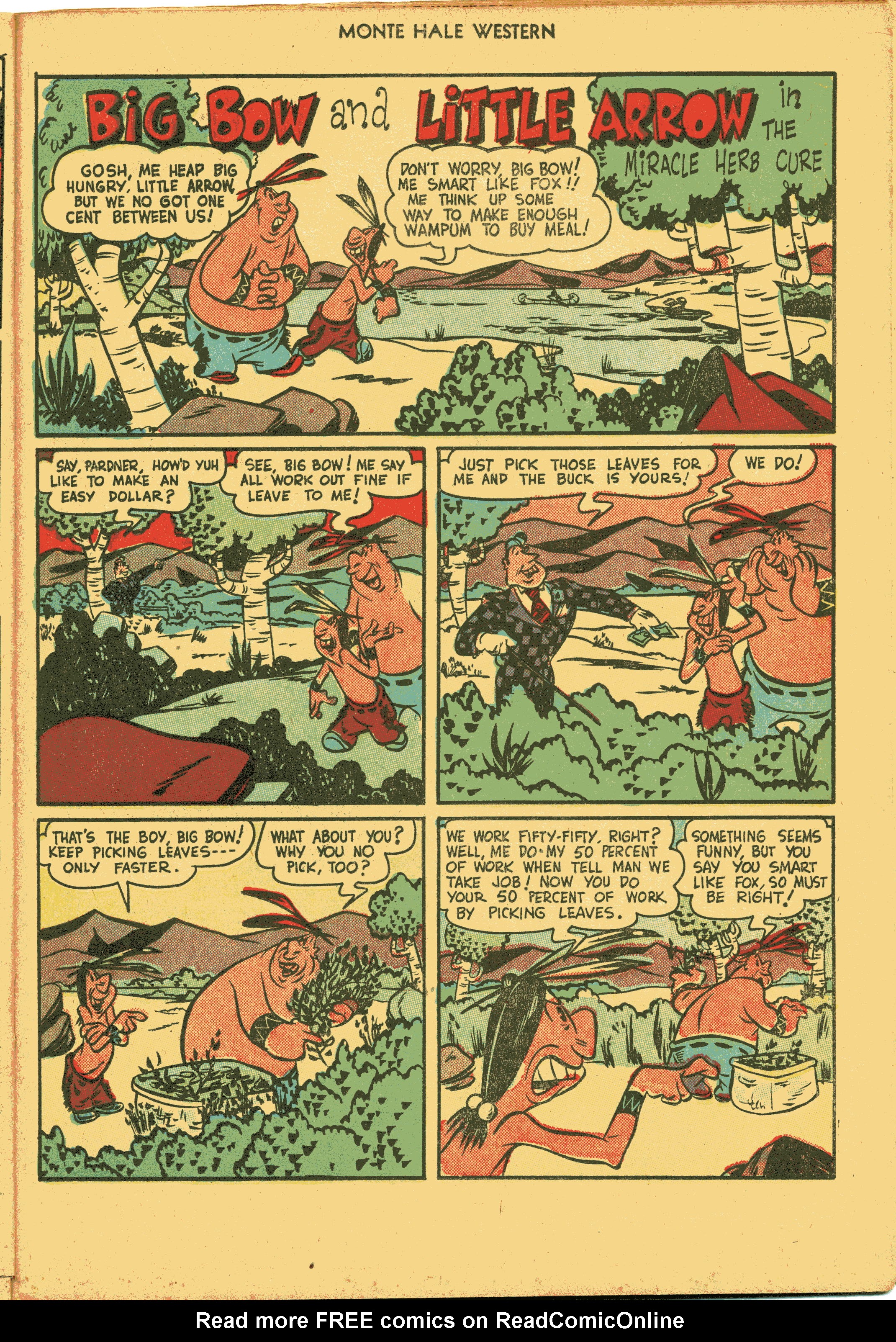 Read online Monte Hale Western comic -  Issue #31 - 35