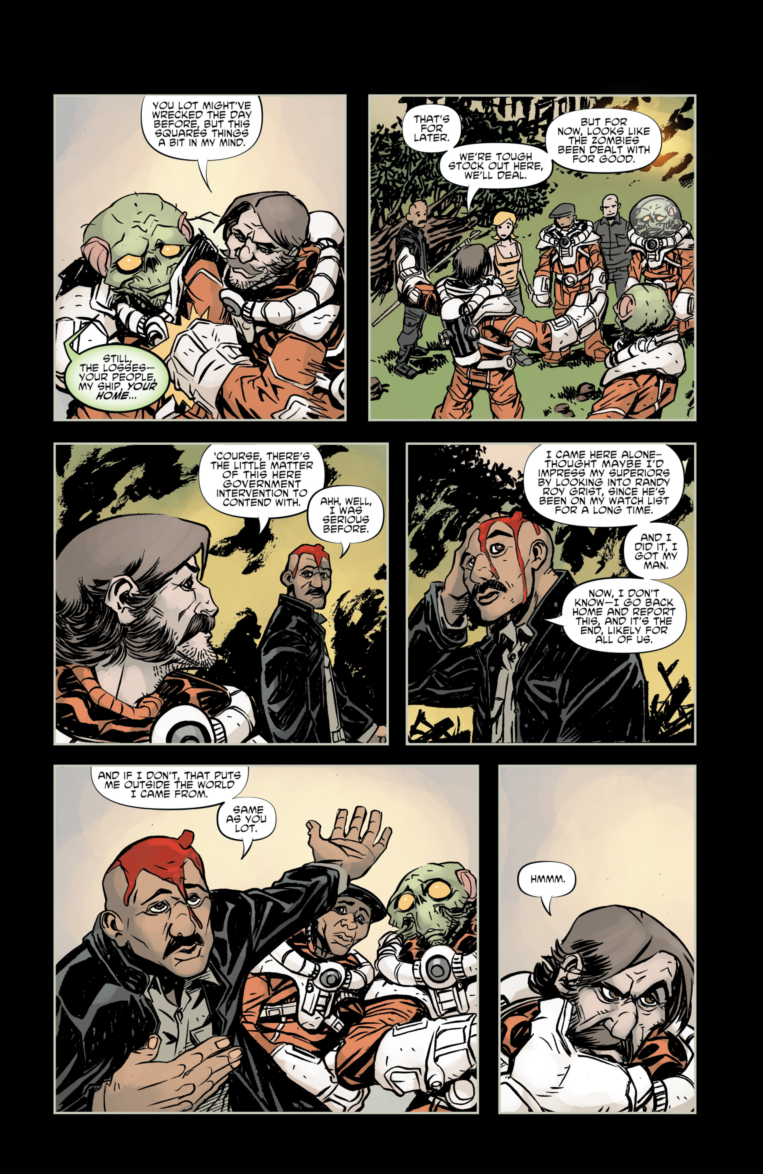 Read online The Colonized: Zombies vs. Aliens comic -  Issue # TPB - 85