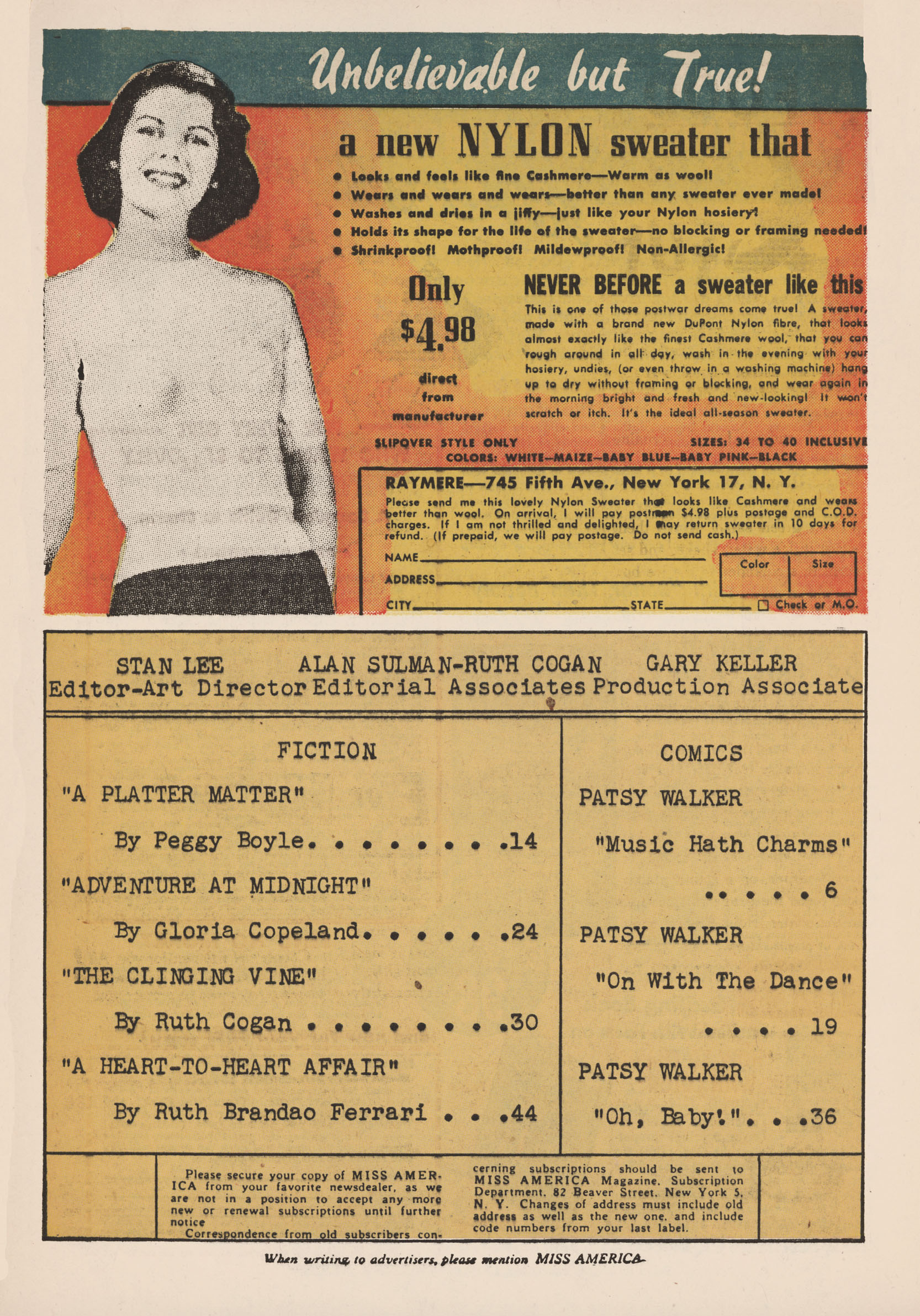 Read online Miss America Magazine comic -  Issue #44 - 4