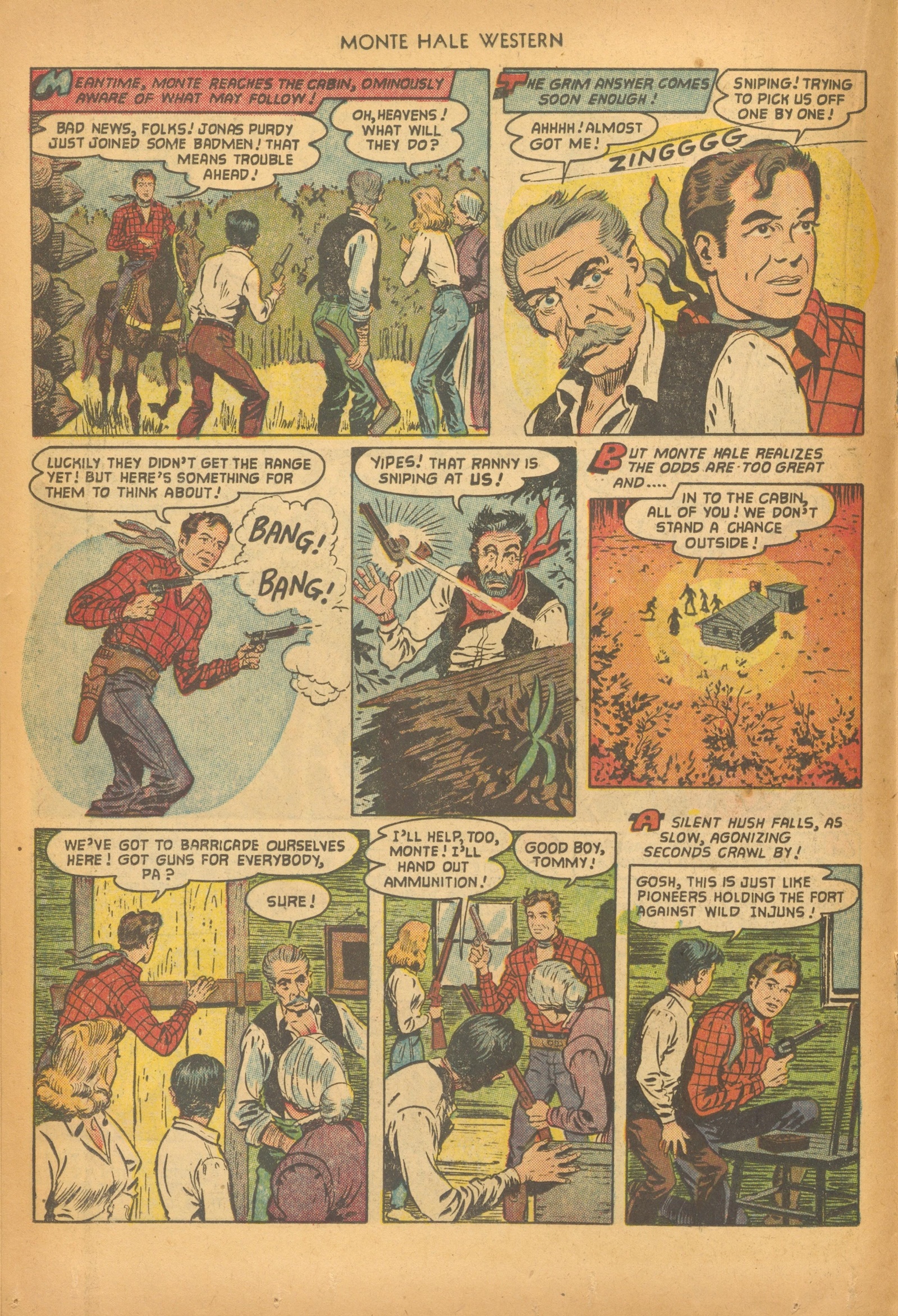Read online Monte Hale Western comic -  Issue #73 - 18