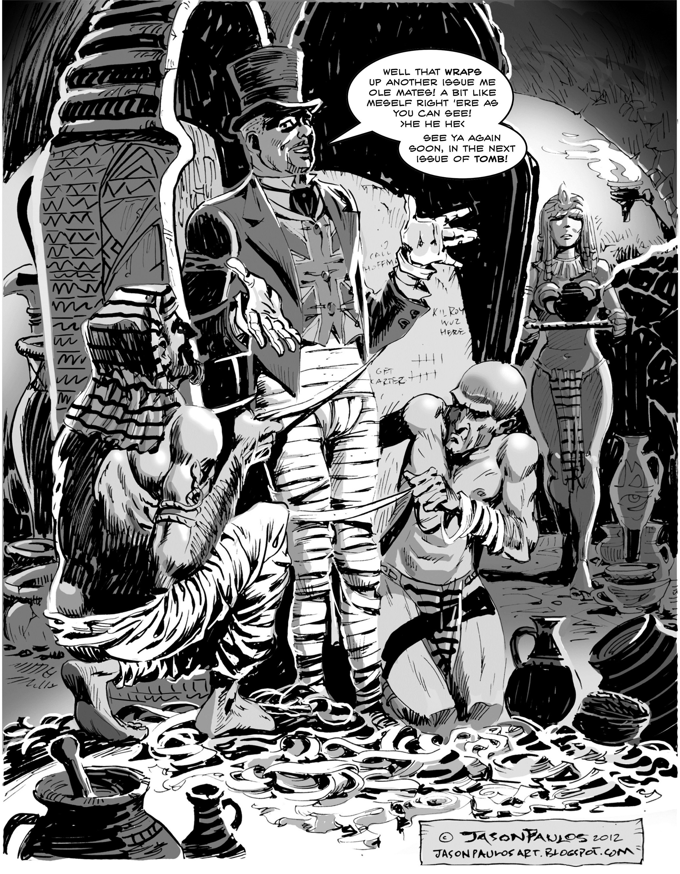 Read online Bloke's Terrible Tomb Of Terror comic -  Issue #5 - 54