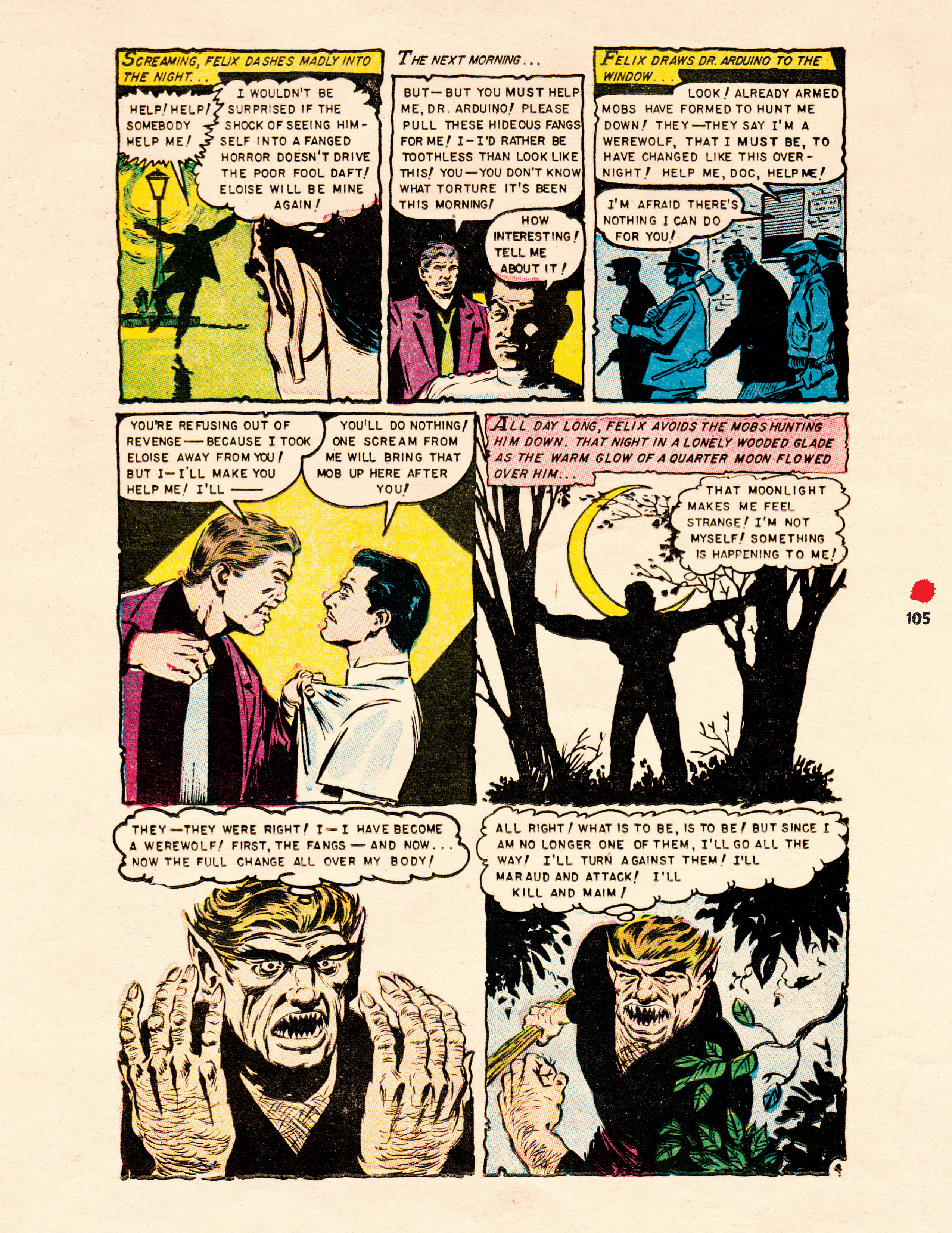 Read online Chilling Archives of Horror Comics comic -  Issue # TPB 23 - 105