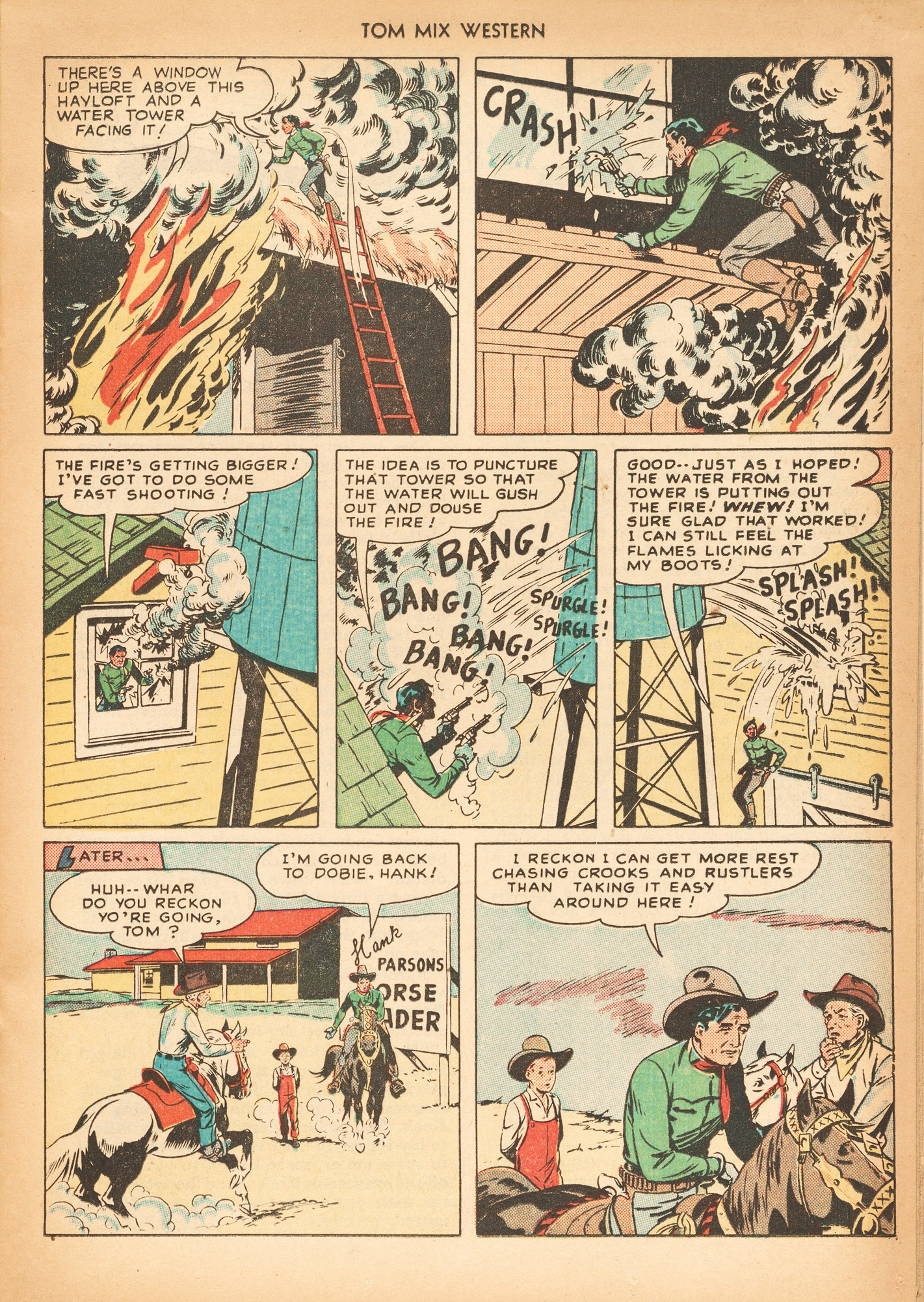 Read online Tom Mix Western (1948) comic -  Issue #15 - 23