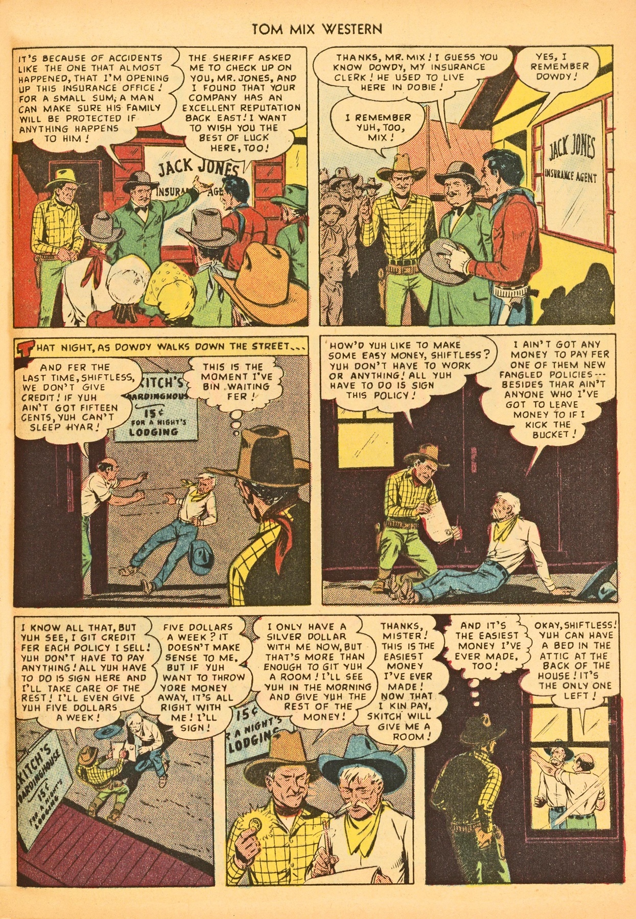 Read online Tom Mix Western (1948) comic -  Issue #21 - 45