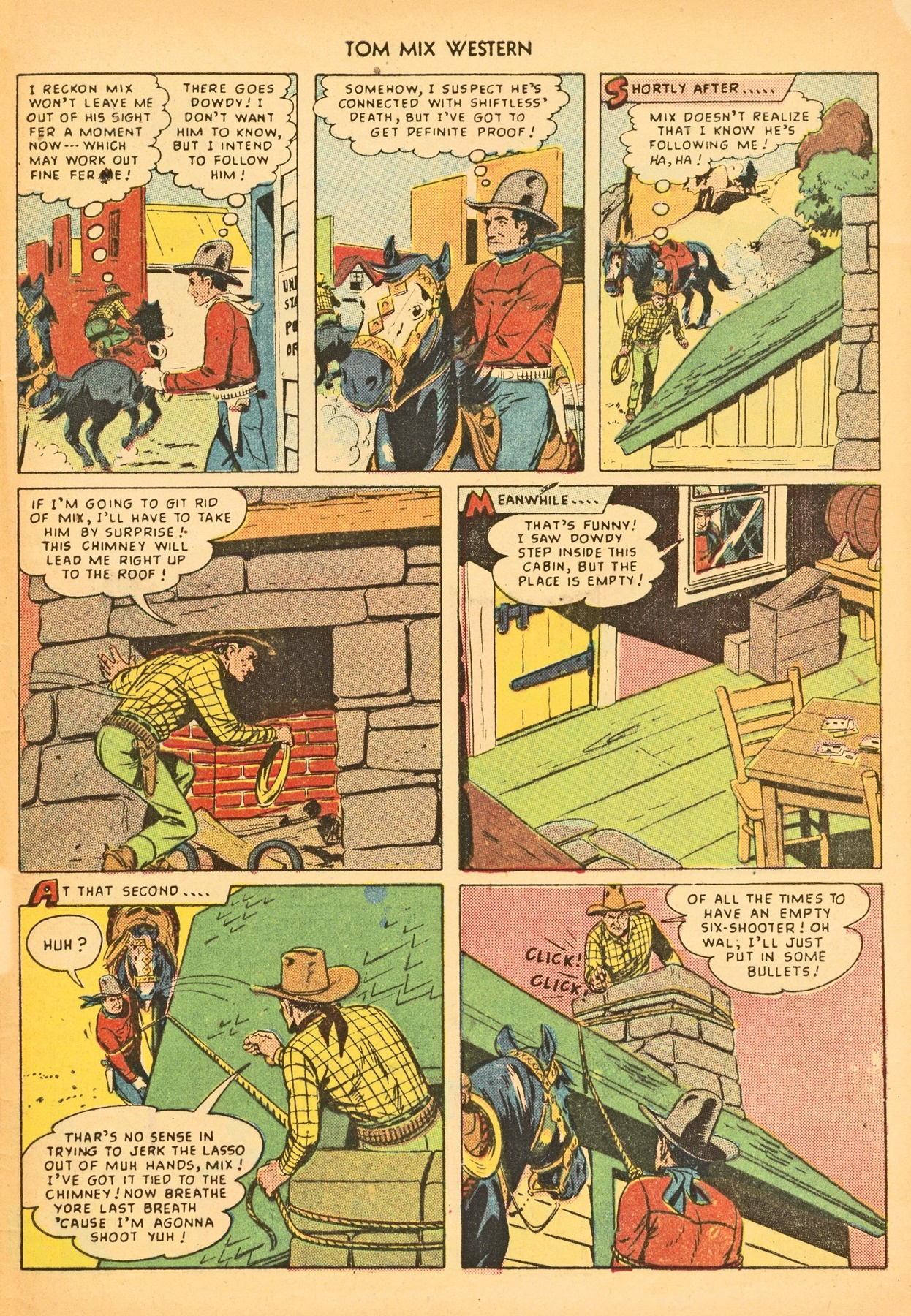 Read online Tom Mix Western (1948) comic -  Issue #21 - 49