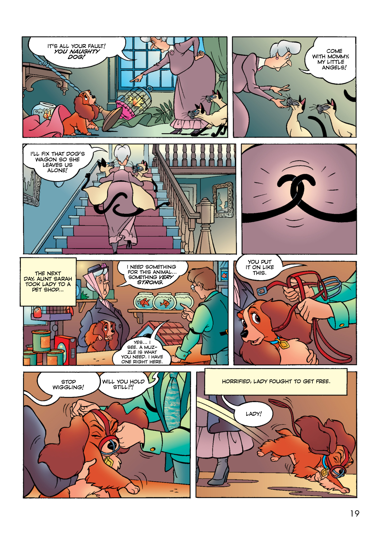 Read online Disney Lady and the Tramp: The Story of the Movie in Comics comic -  Issue # Full - 20