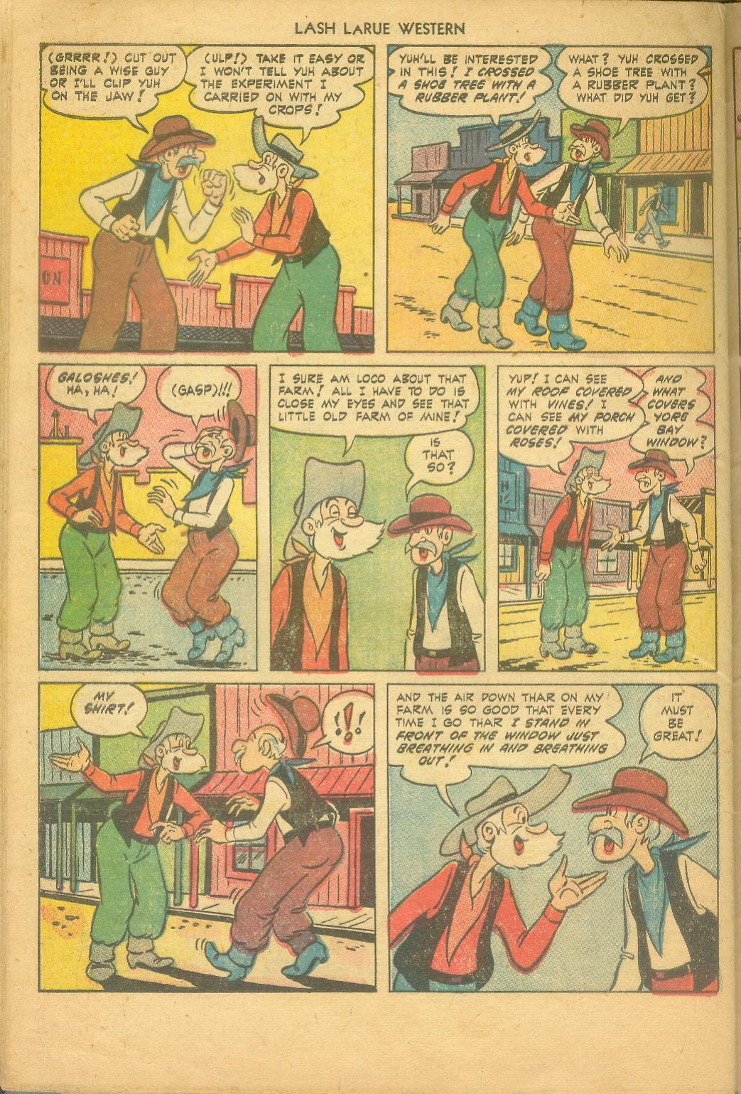 Read online Lash Larue Western (1949) comic -  Issue #43 - 32
