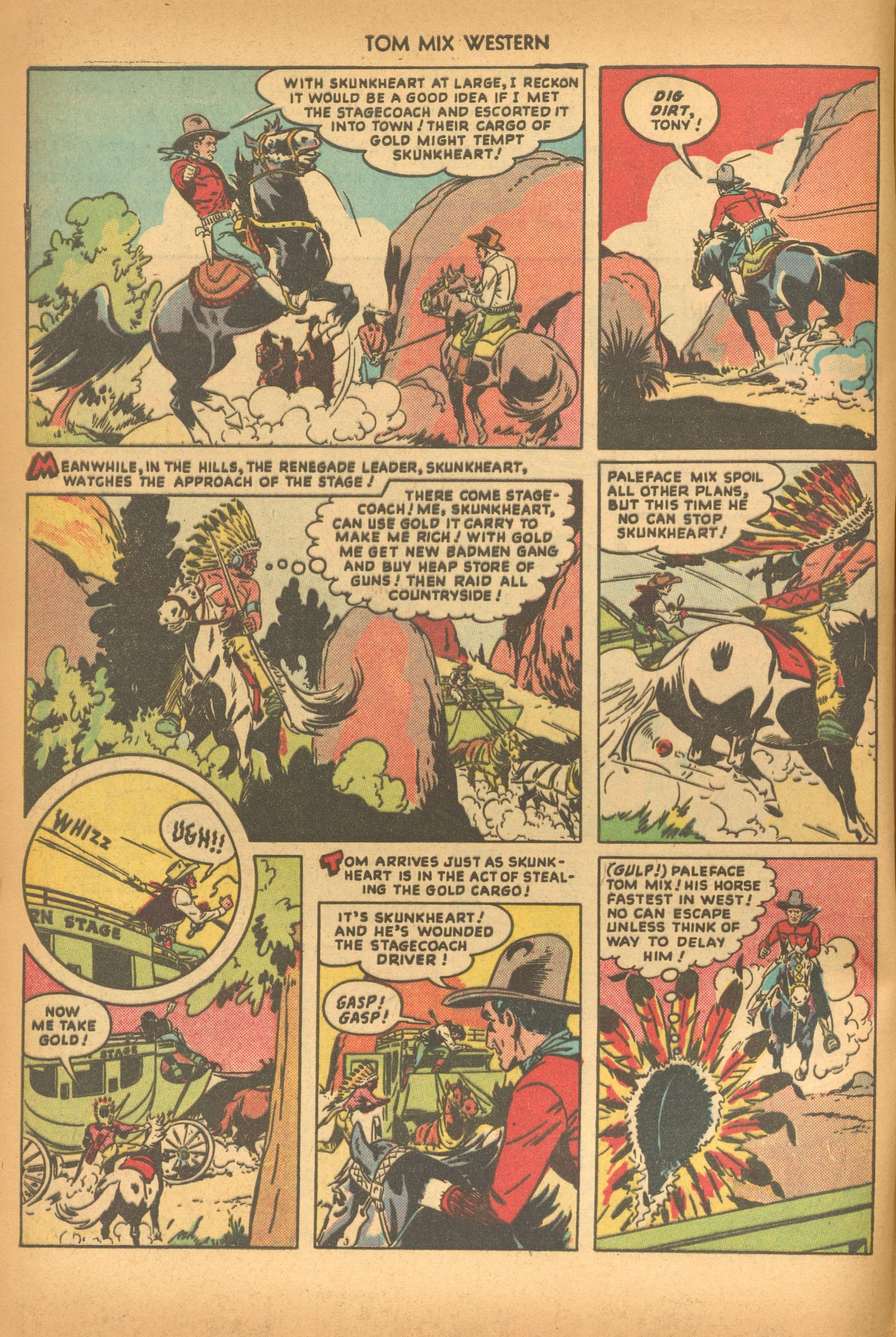 Read online Tom Mix Western (1948) comic -  Issue #18 - 4