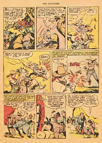 Read online Ken Maynard Western comic -  Issue #1 - 5