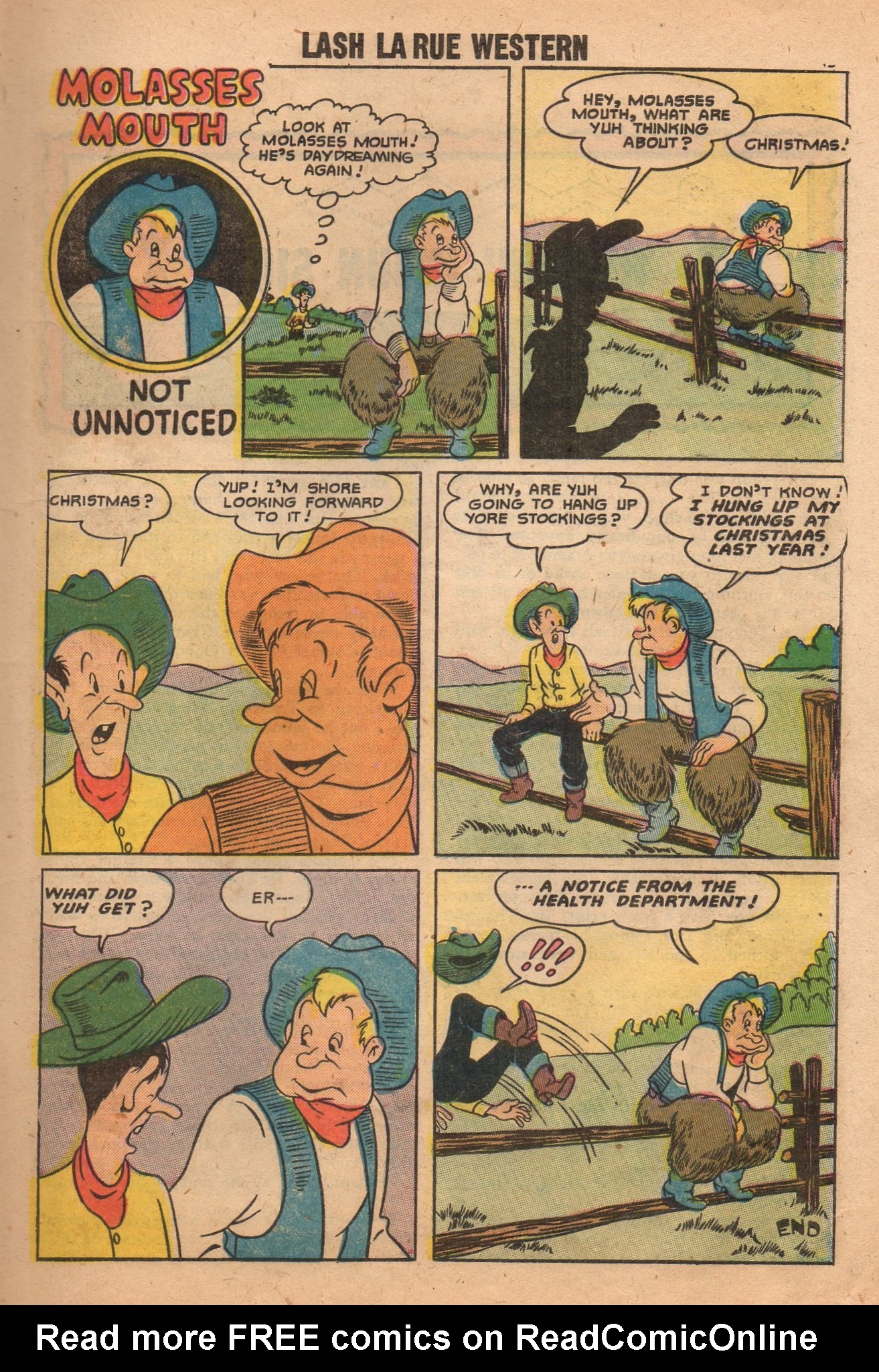 Read online Lash Larue Western (1949) comic -  Issue #65 - 17