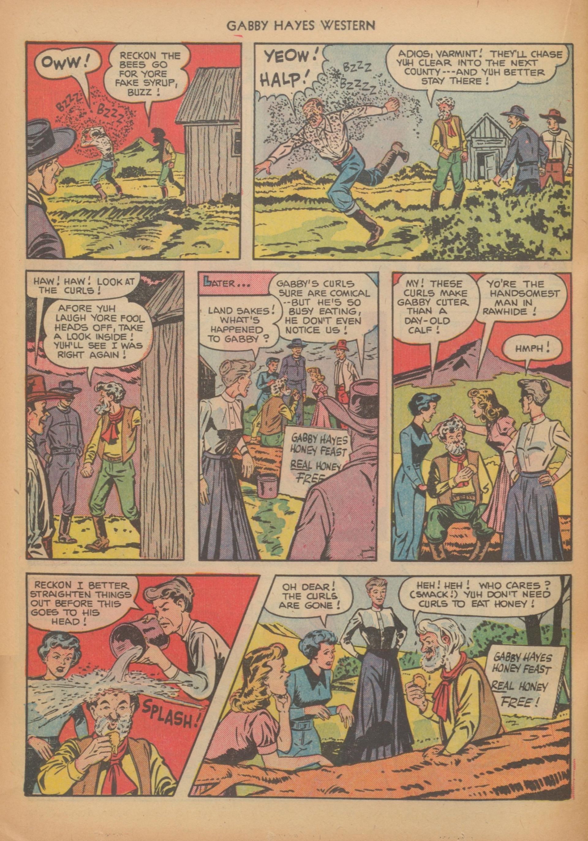 Read online Gabby Hayes Western comic -  Issue #41 - 22