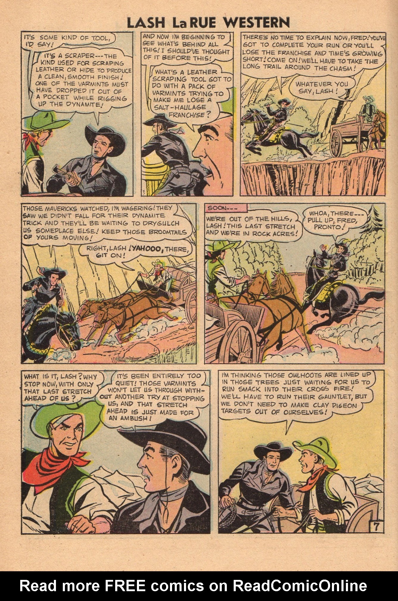 Read online Lash Larue Western (1949) comic -  Issue #60 - 10