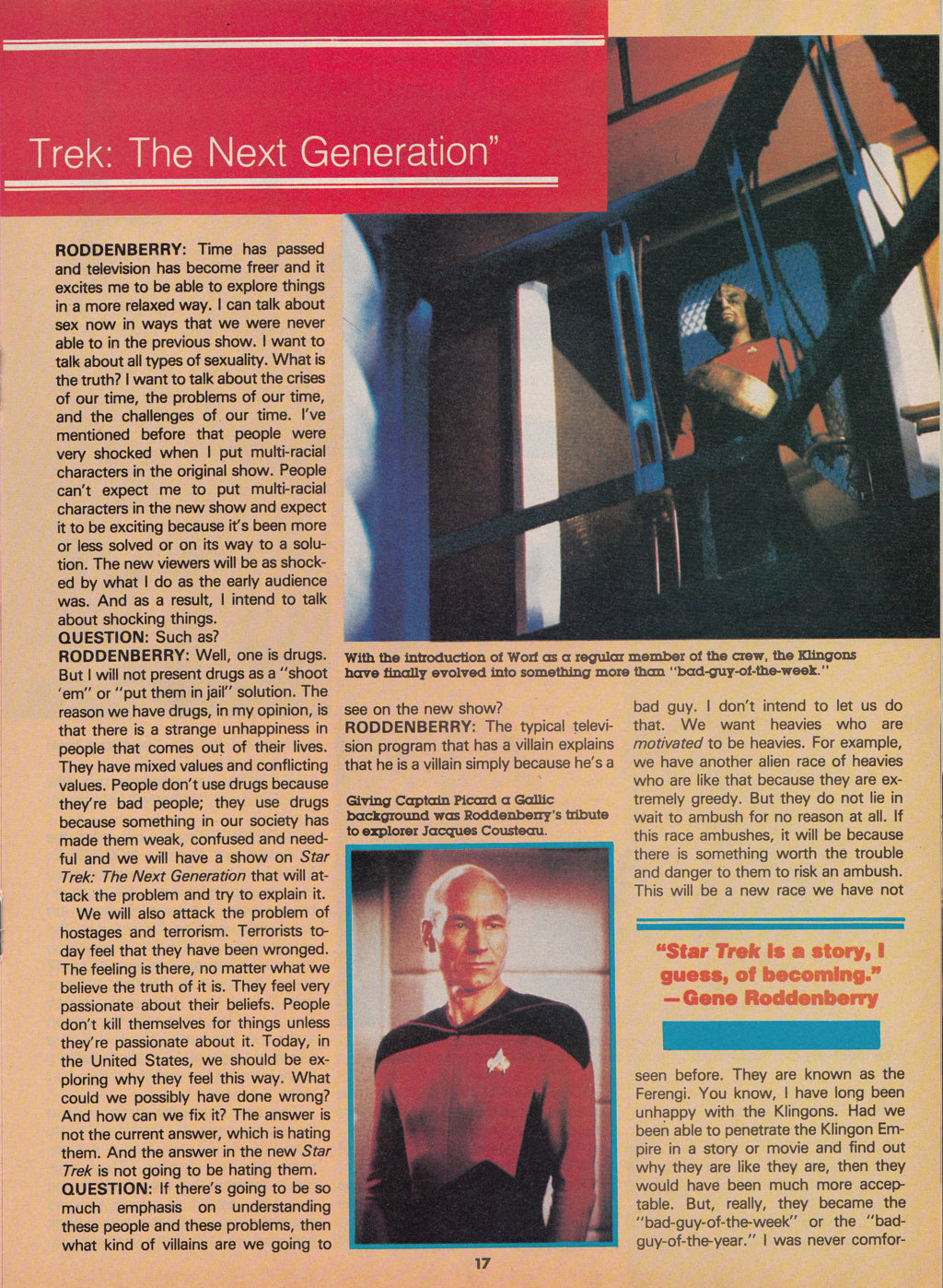 Read online Star Trek The Next Generation (1990) comic -  Issue #12 - 17