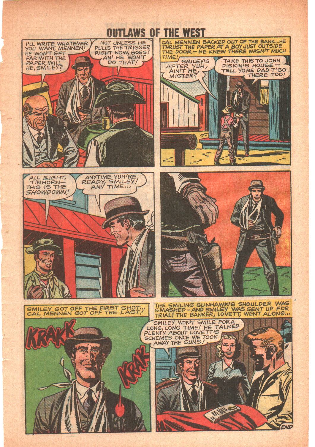 Read online Outlaws of the West comic -  Issue #19 - 28