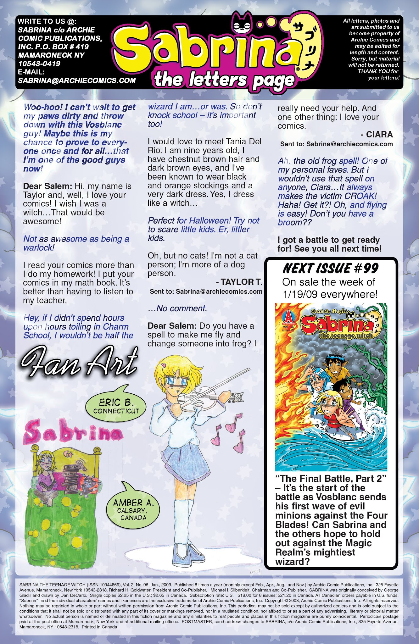 Read online Sabrina the Teenage Witch (2000) comic -  Issue #98 - 25