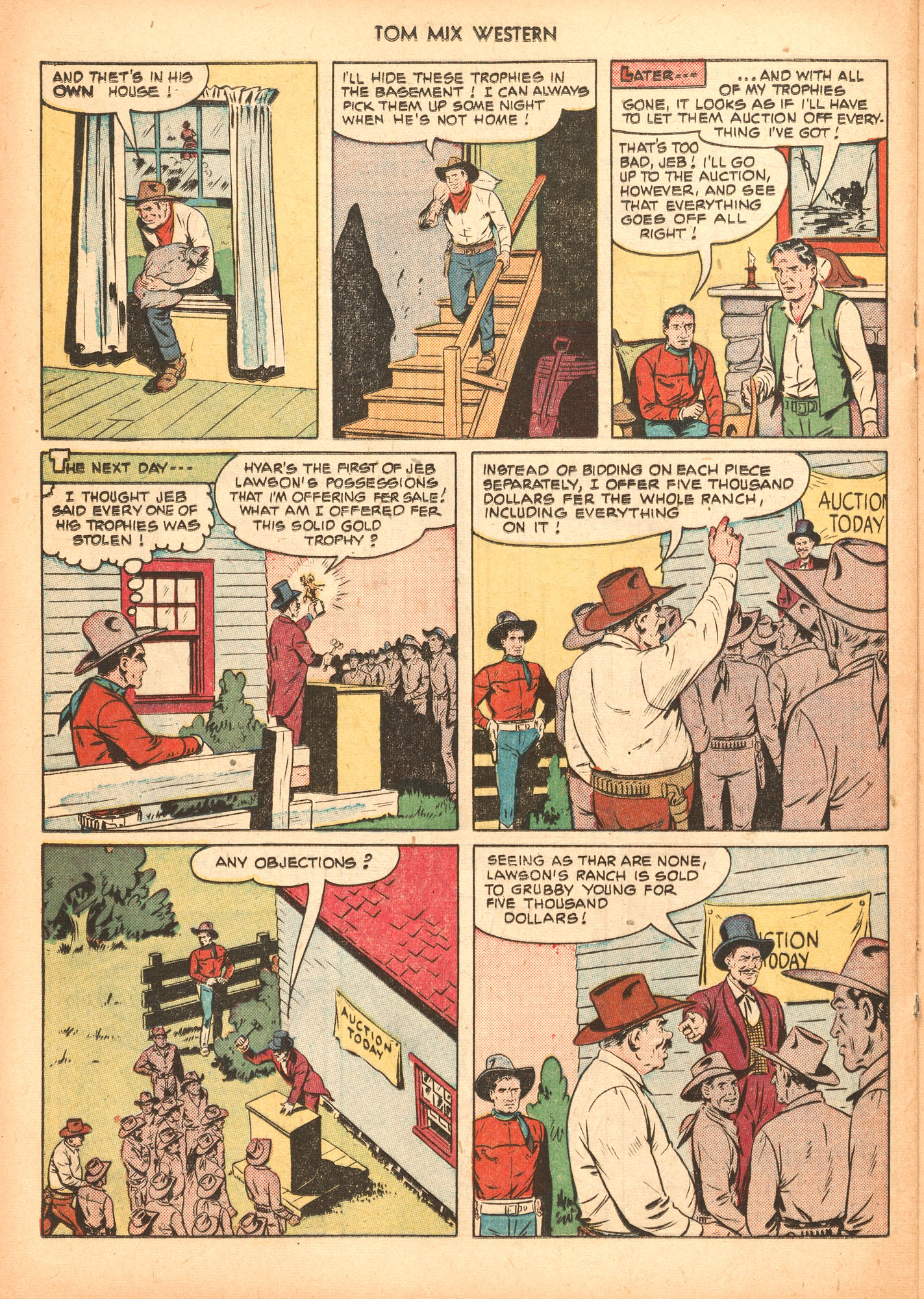 Read online Tom Mix Western (1948) comic -  Issue #40 - 28