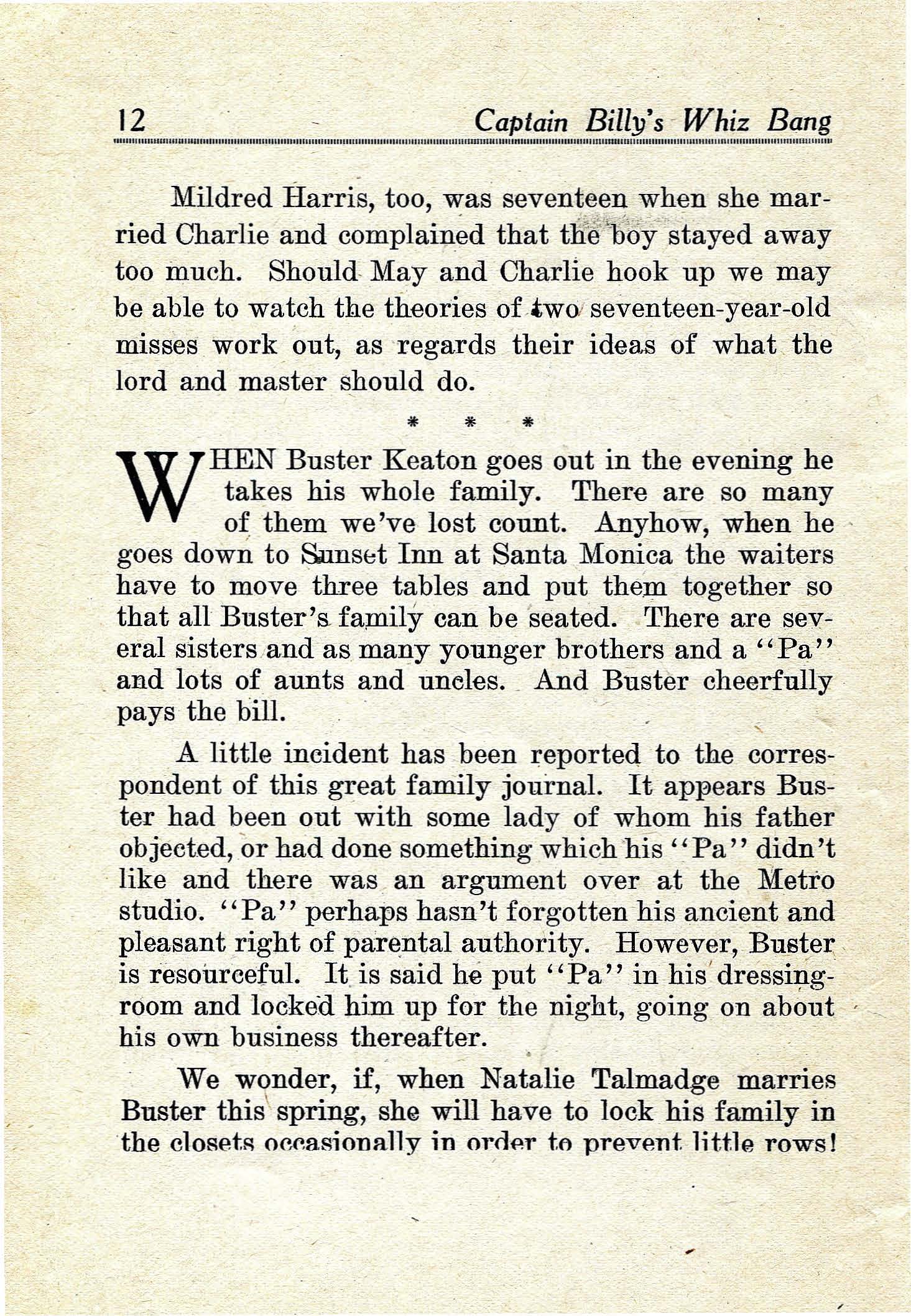 Read online Captain Billy's Whiz Bang comic -  Issue #22 - 14