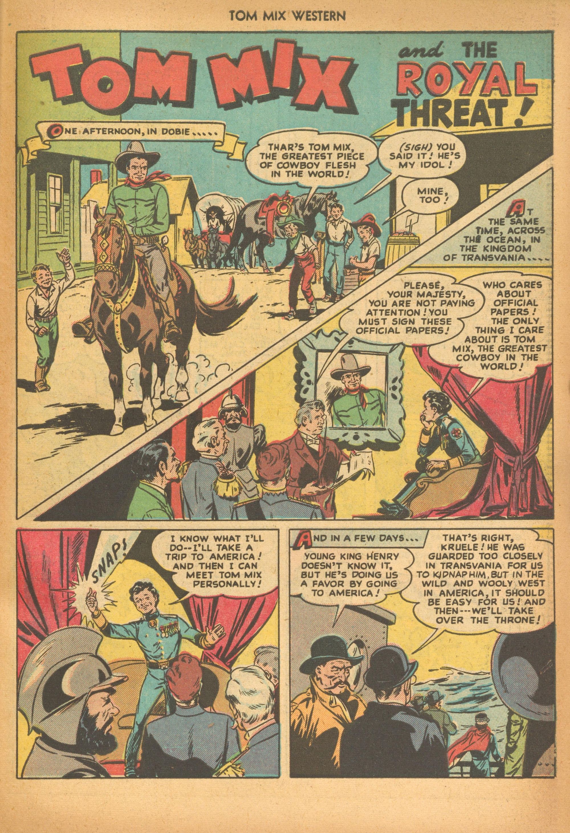 Read online Tom Mix Western (1948) comic -  Issue #16 - 43
