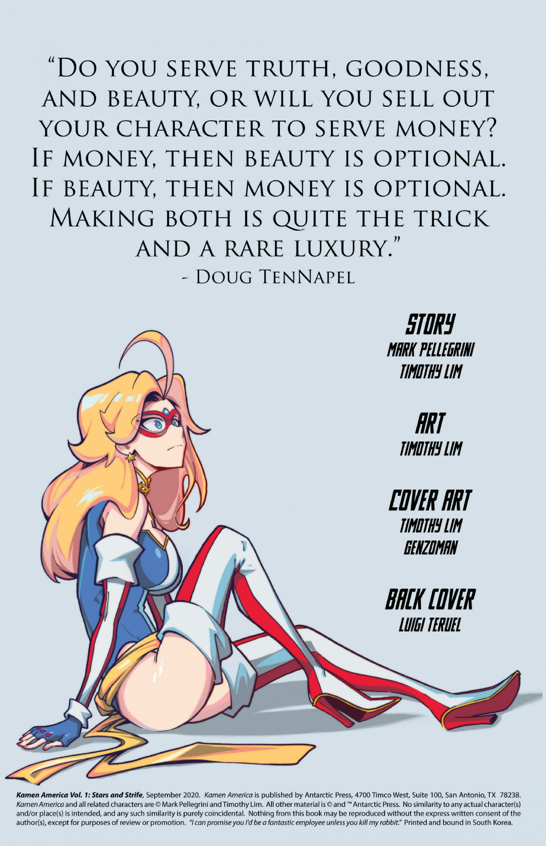 Read online Kamen America comic -  Issue # Full - 2