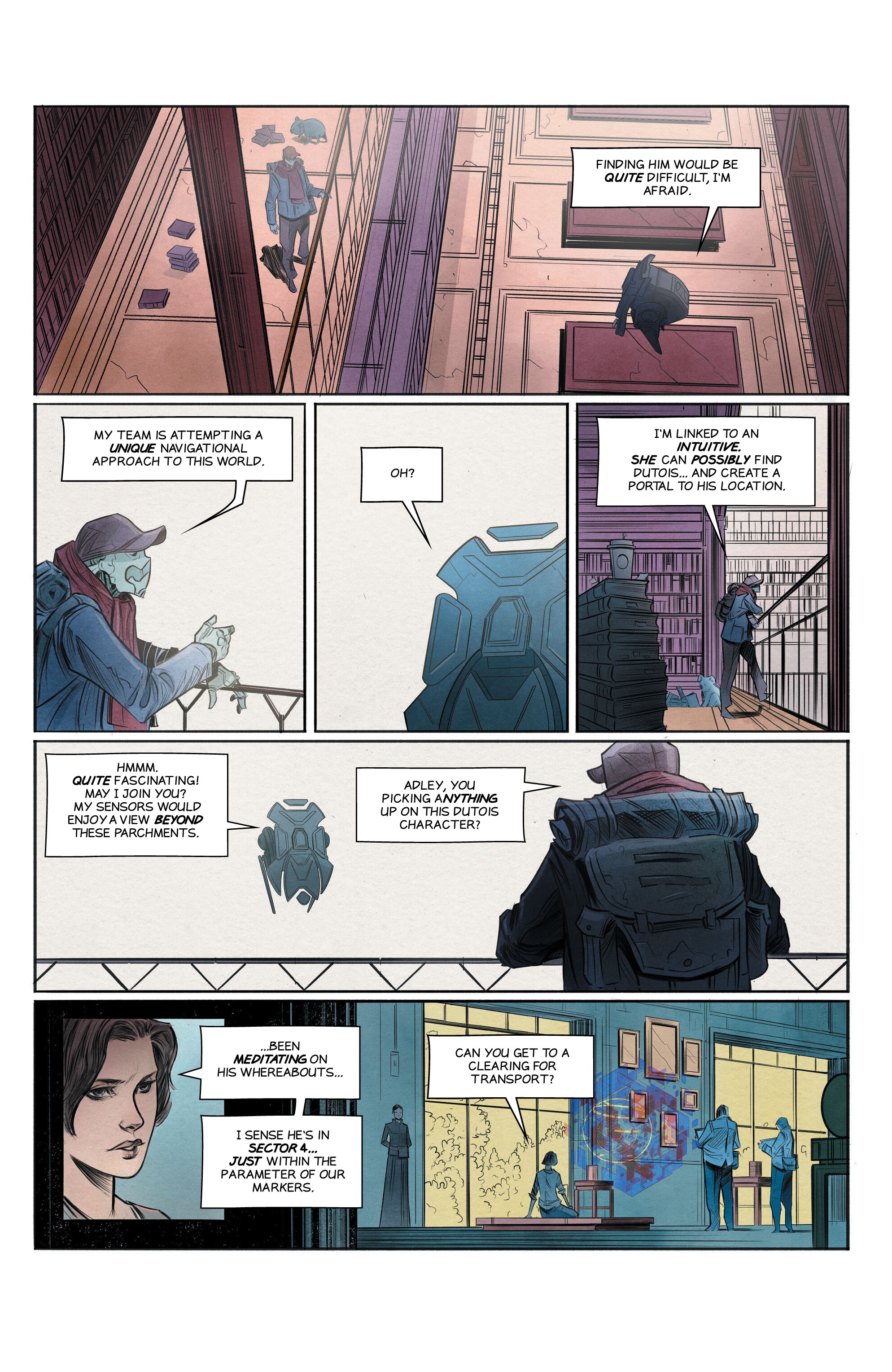Read online Hexagon Bridge comic -  Issue #4 - 6