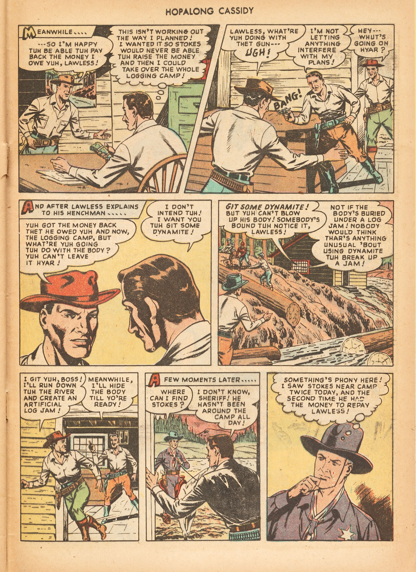 Read online Hopalong Cassidy comic -  Issue #33 - 45