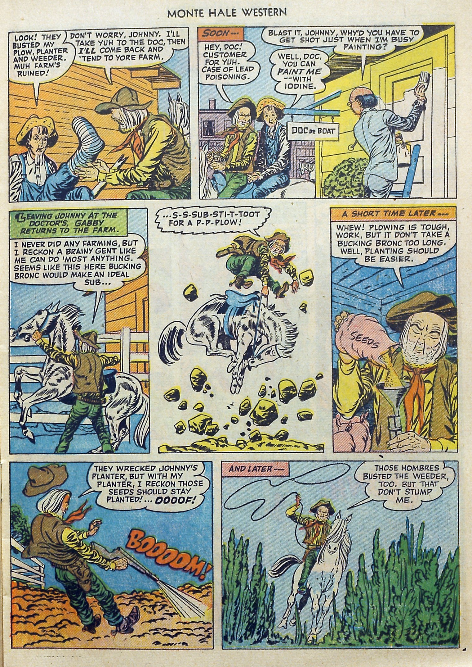 Read online Monte Hale Western comic -  Issue #71 - 12