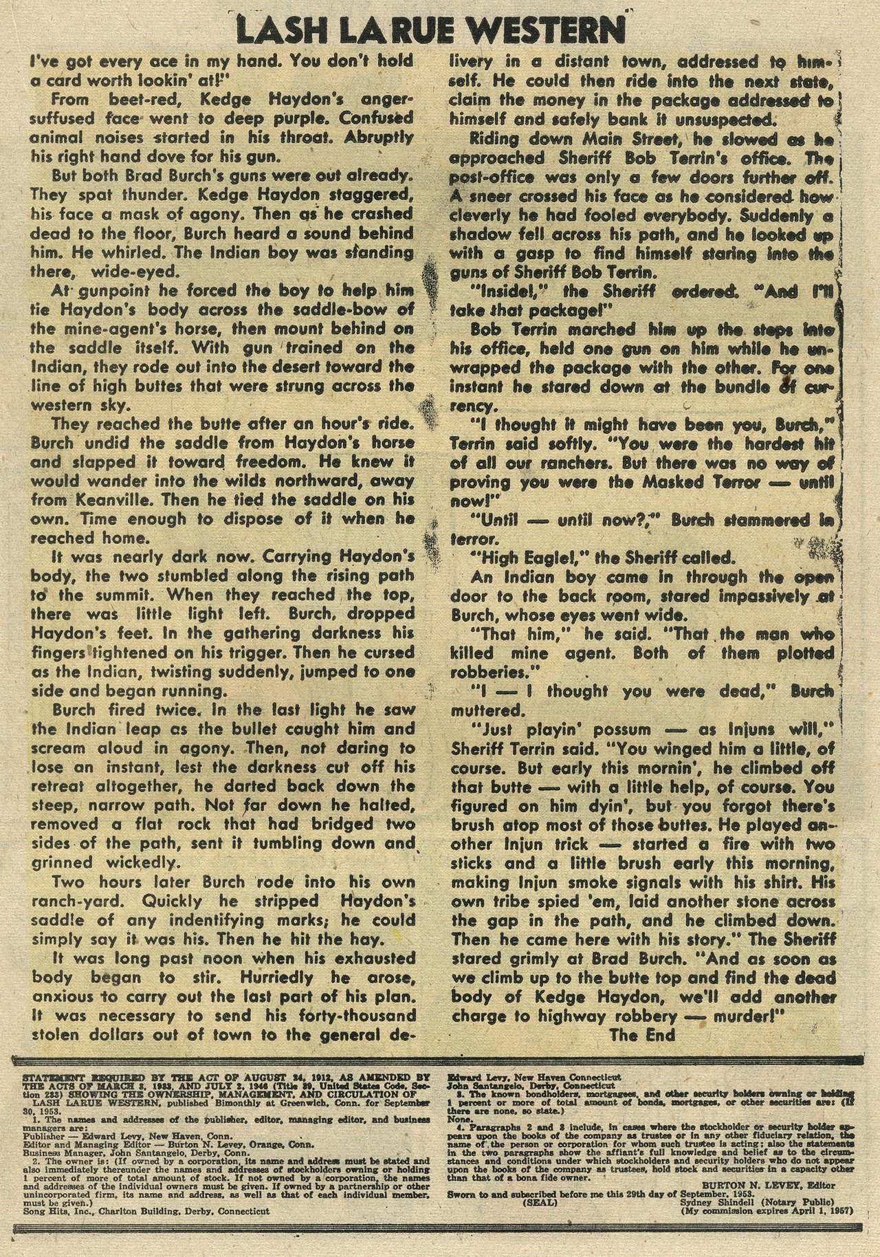 Read online Lash Larue Western (1949) comic -  Issue #47 - 19