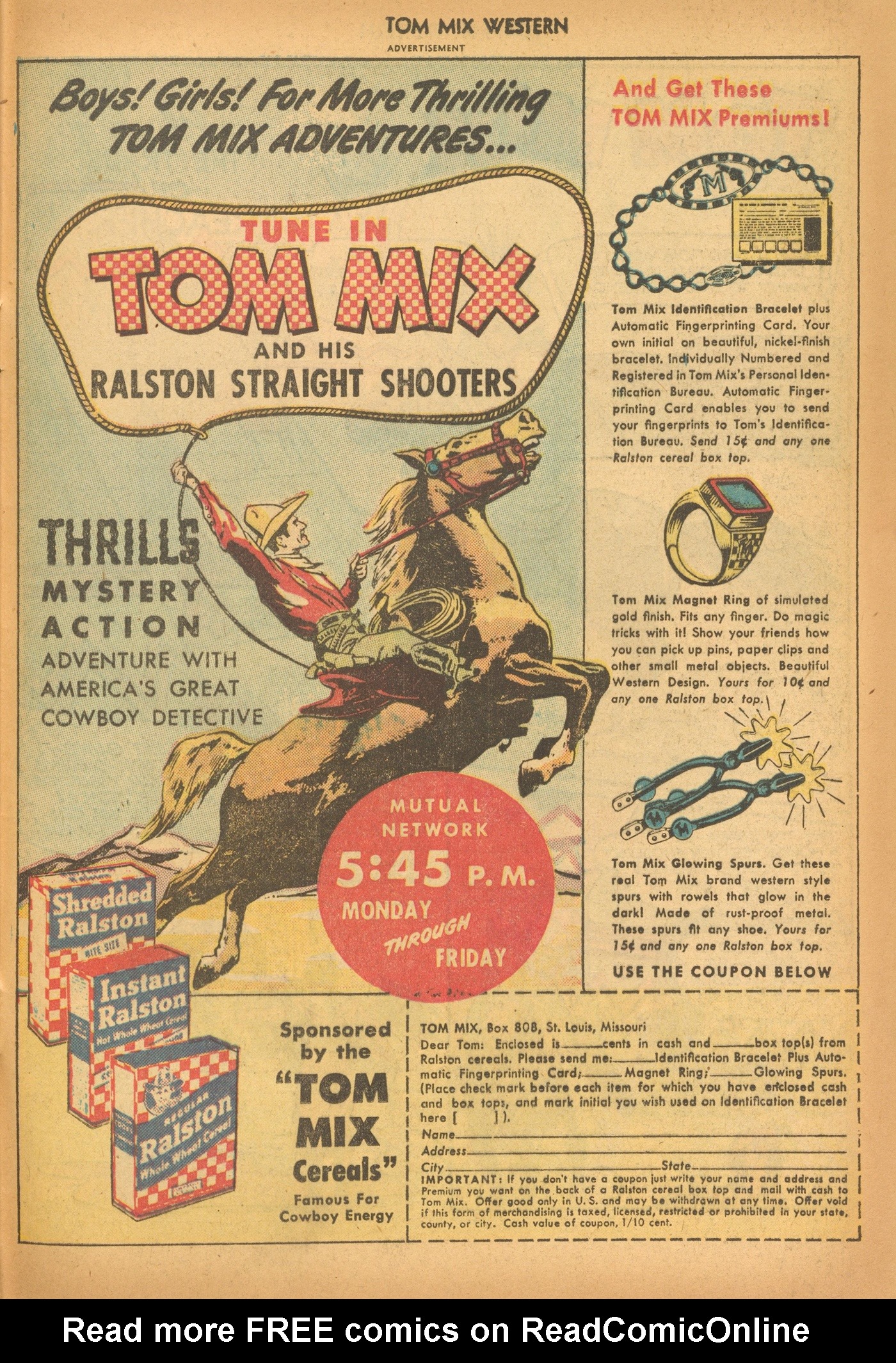 Read online Tom Mix Western (1948) comic -  Issue #6 - 41