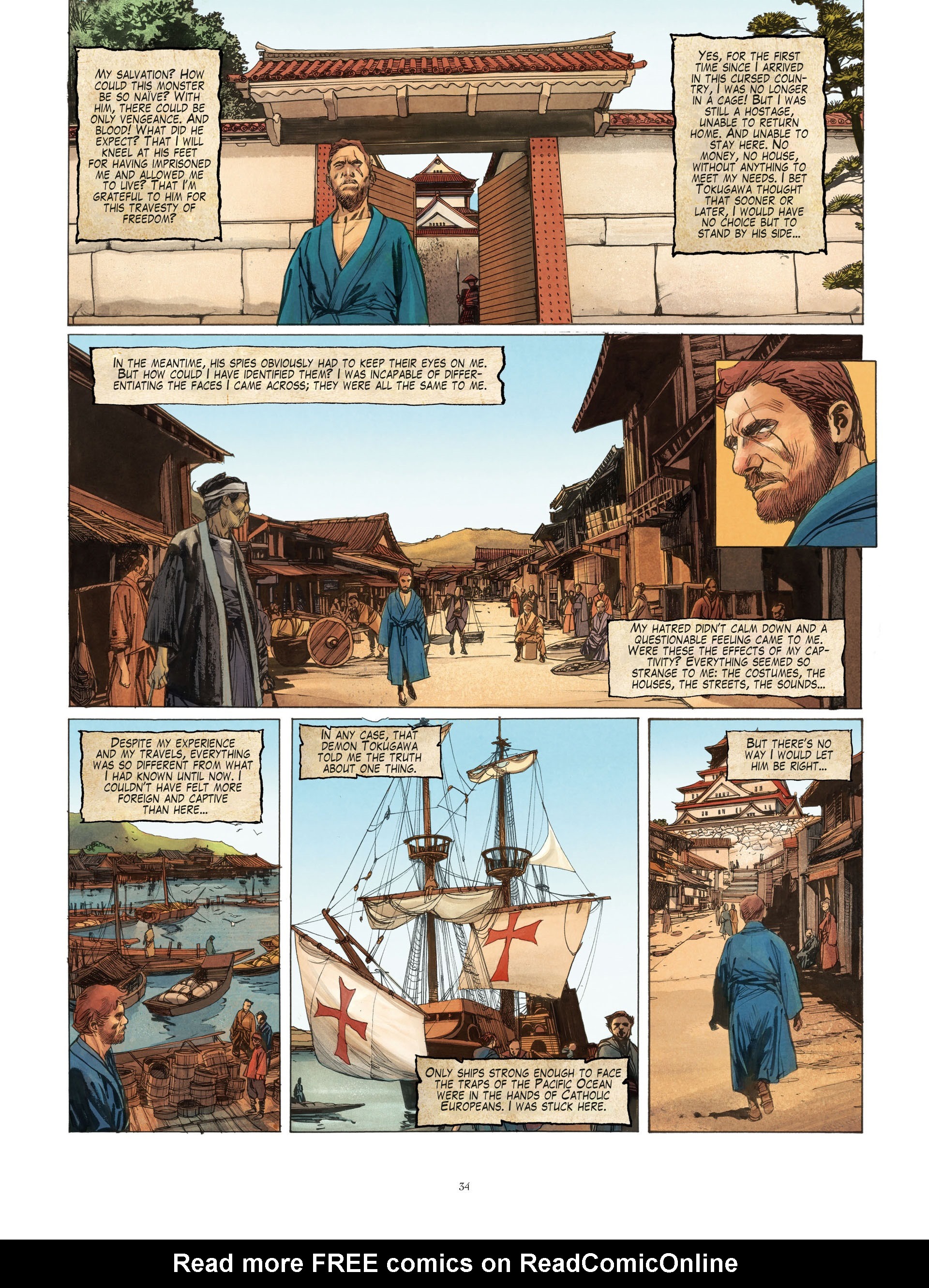Read online William Adams, Samuraj comic -  Issue #1 - 34