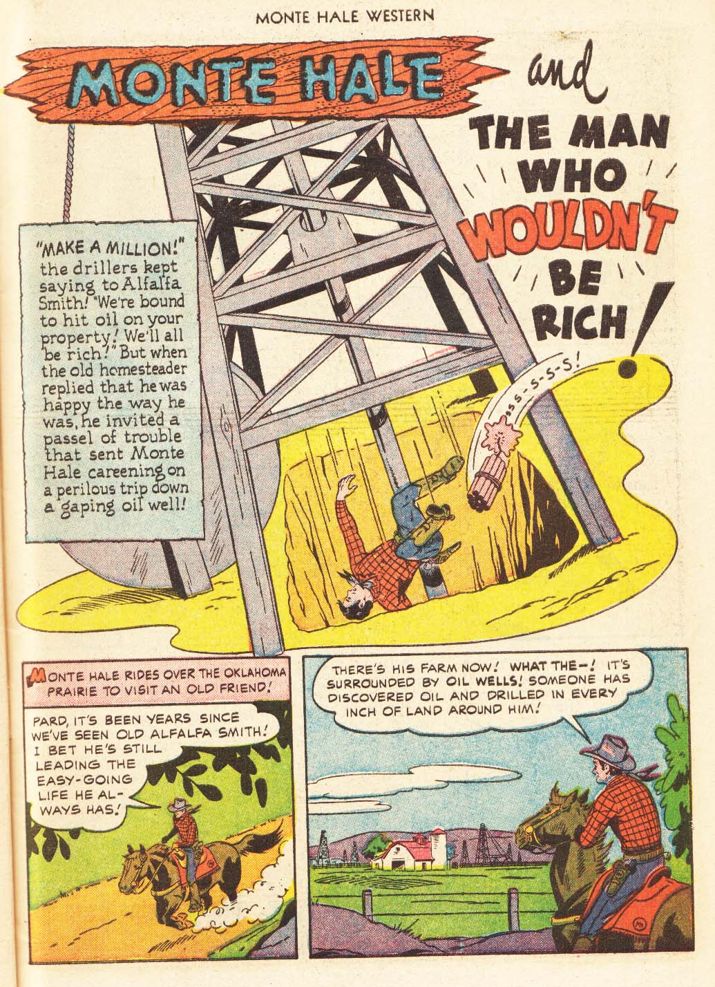 Read online Monte Hale Western comic -  Issue #56 - 18