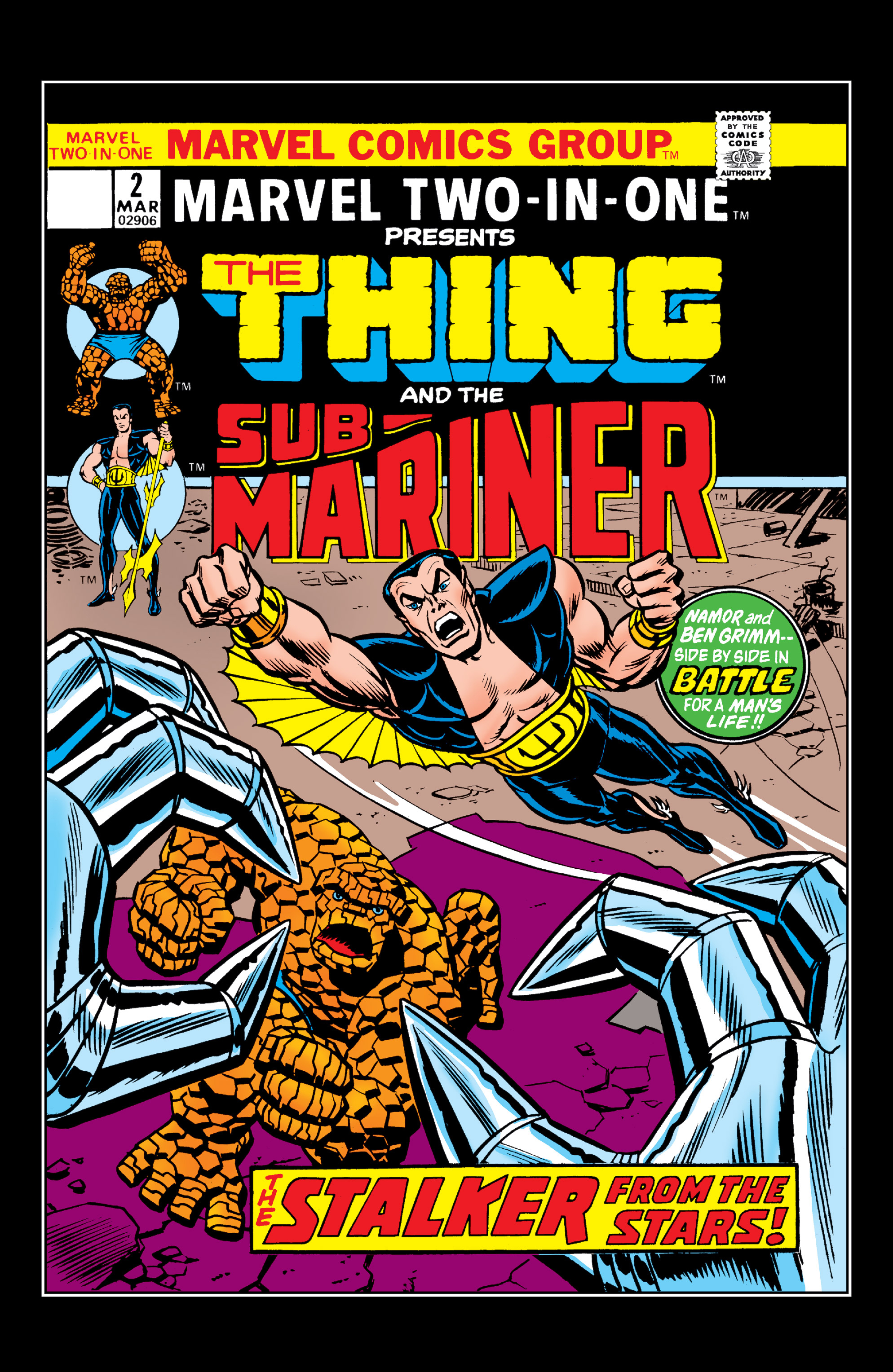 Read online Marvel Two-In-One comic -  Issue #2 - 1