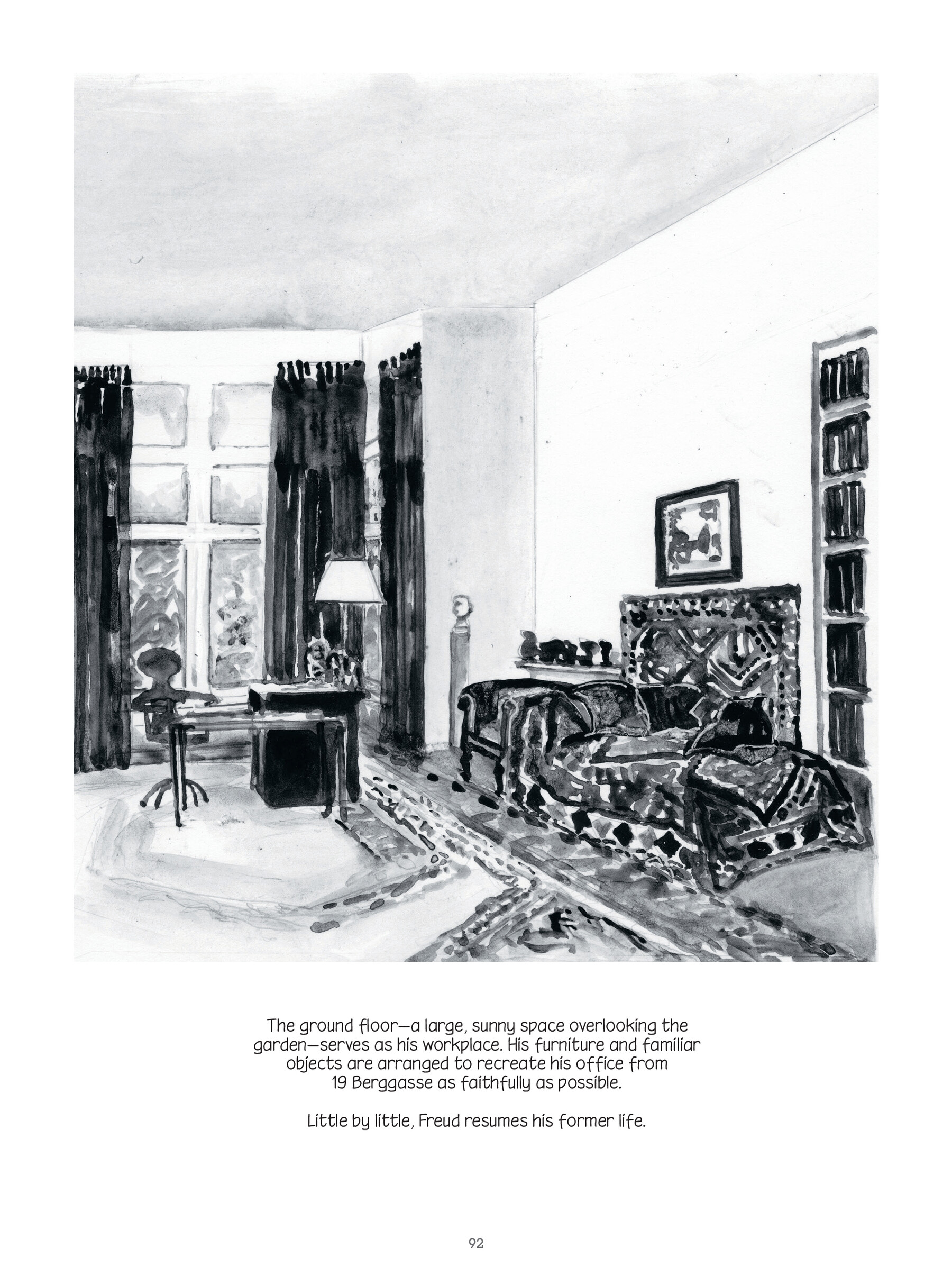Read online Through Clouds of Smoke: Freud's Final Days comic -  Issue # TPB - 91