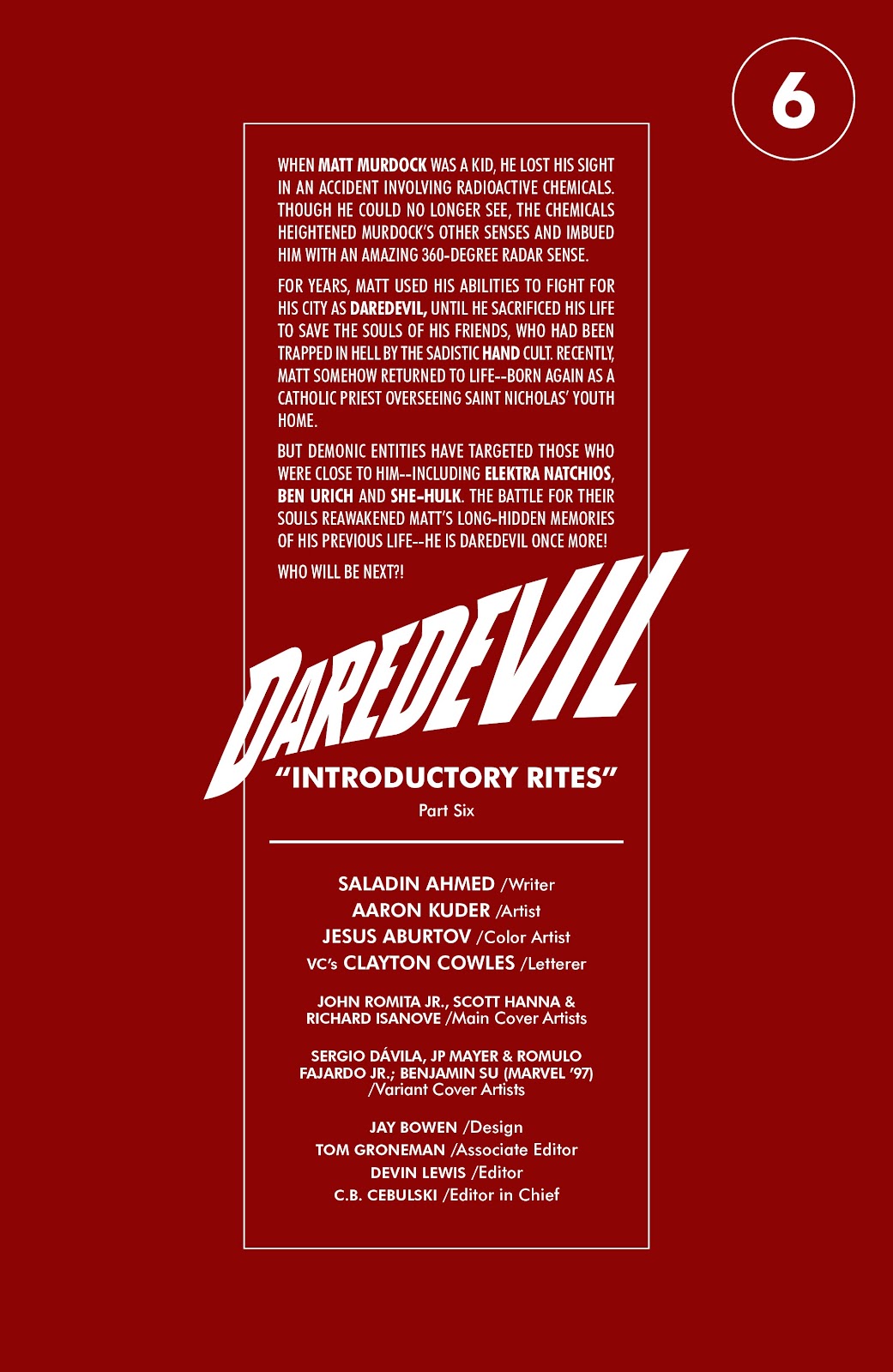 Daredevil (2023) issue 6 - Page 2