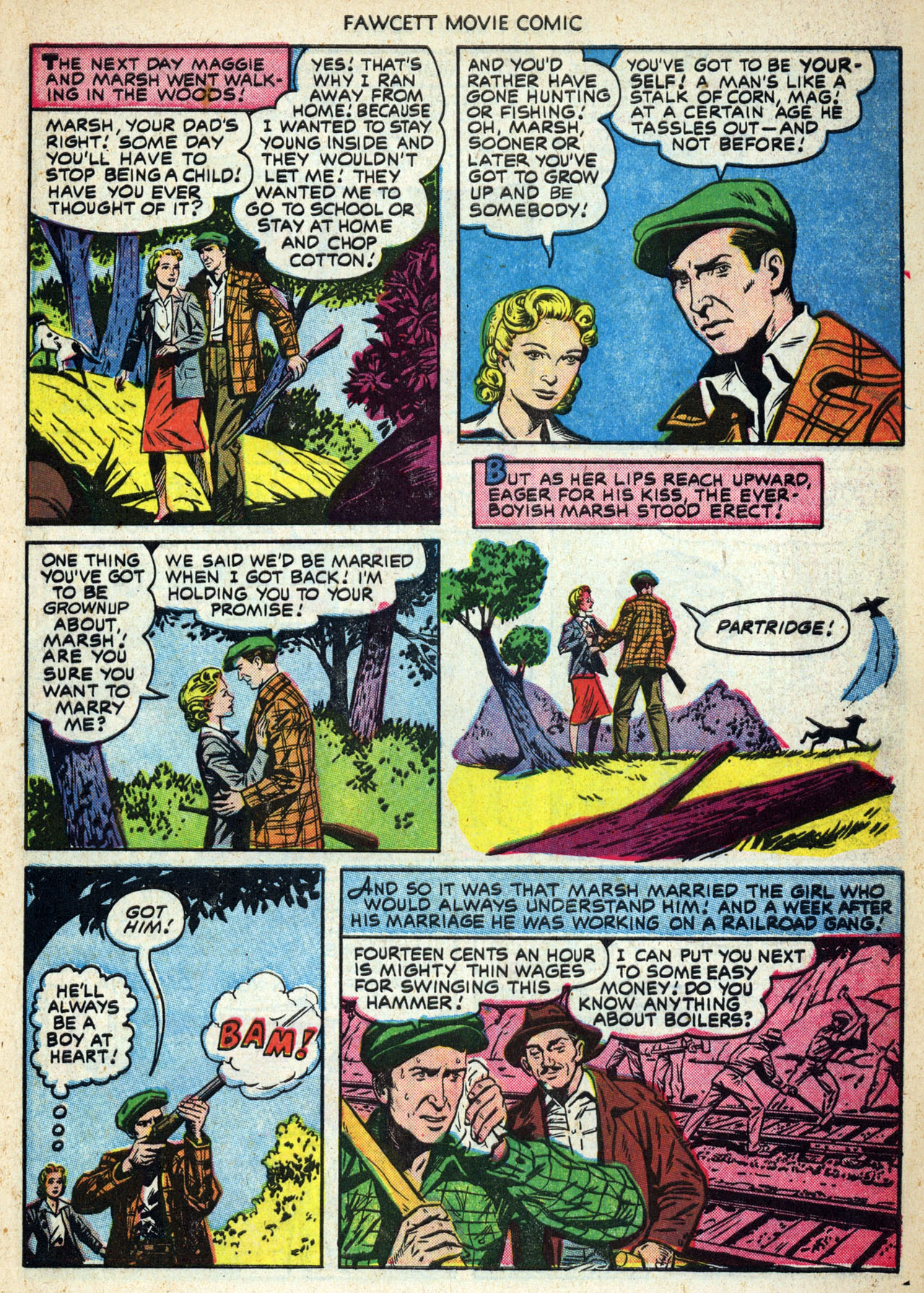 Read online Fawcett Movie Comic comic -  Issue #19 - 9